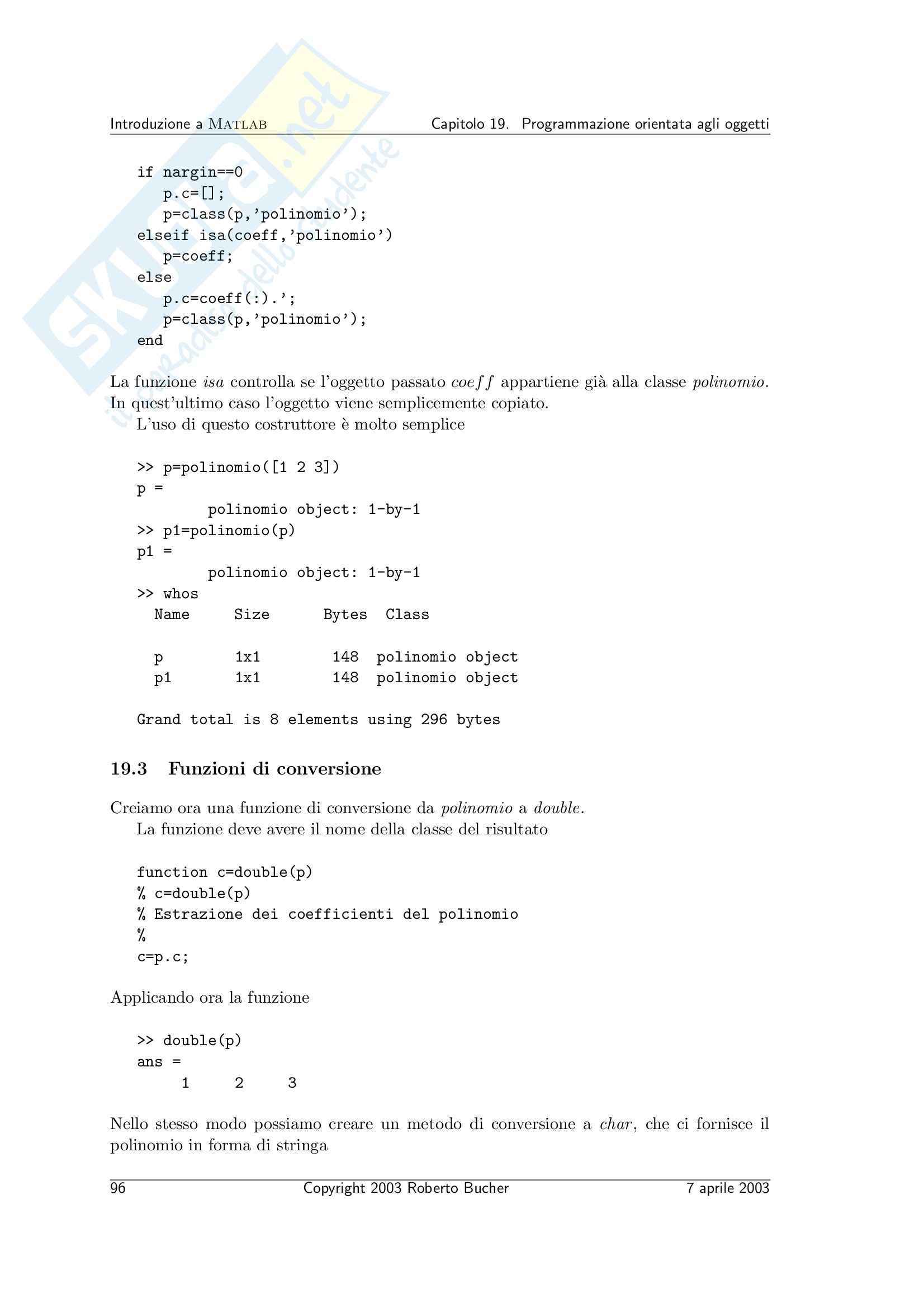 Calcolo numerico - il calcolo scientifico Pag. 96