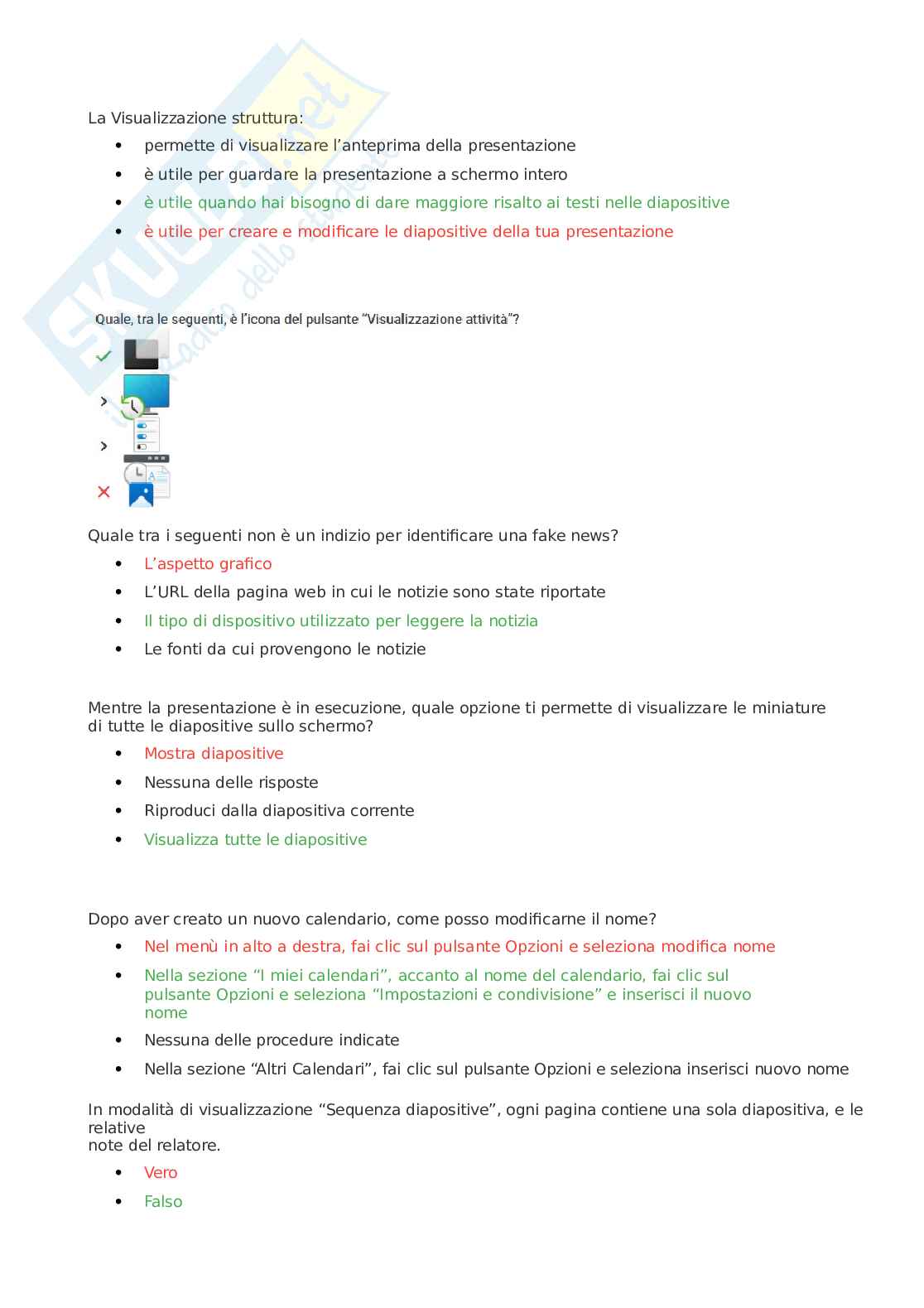 Eipass 7 moduli - Convalida Batteria: PowerPoint e Windows 11. Aggiornato e completo. In ordine Pag. 36
