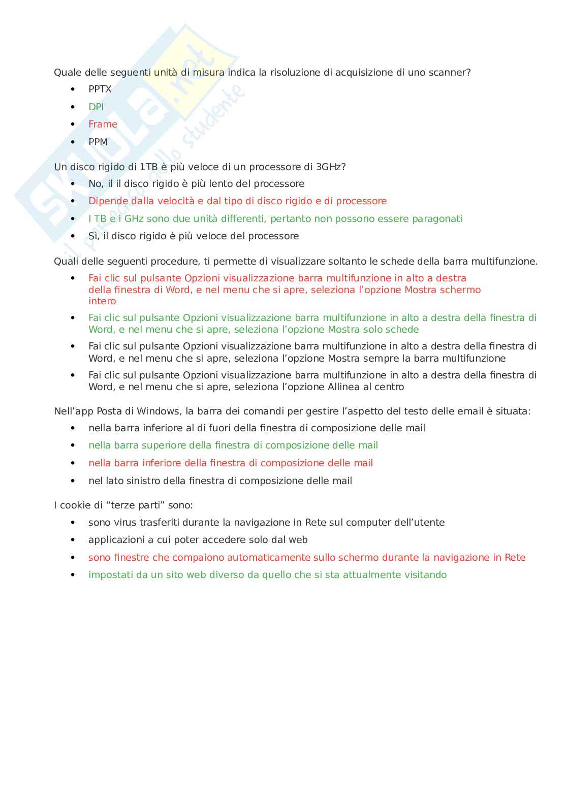 Eipass 7 moduli - Convalida Batteria: PowerPoint e Windows 11. Aggiornato e completo. In ordine Pag. 46