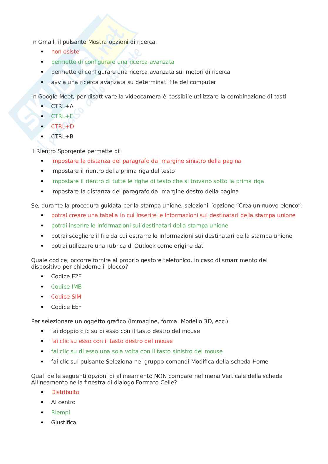 Eipass 7 moduli - Convalida Batteria: PowerPoint e Windows 11. Aggiornato e completo. In ordine Pag. 51