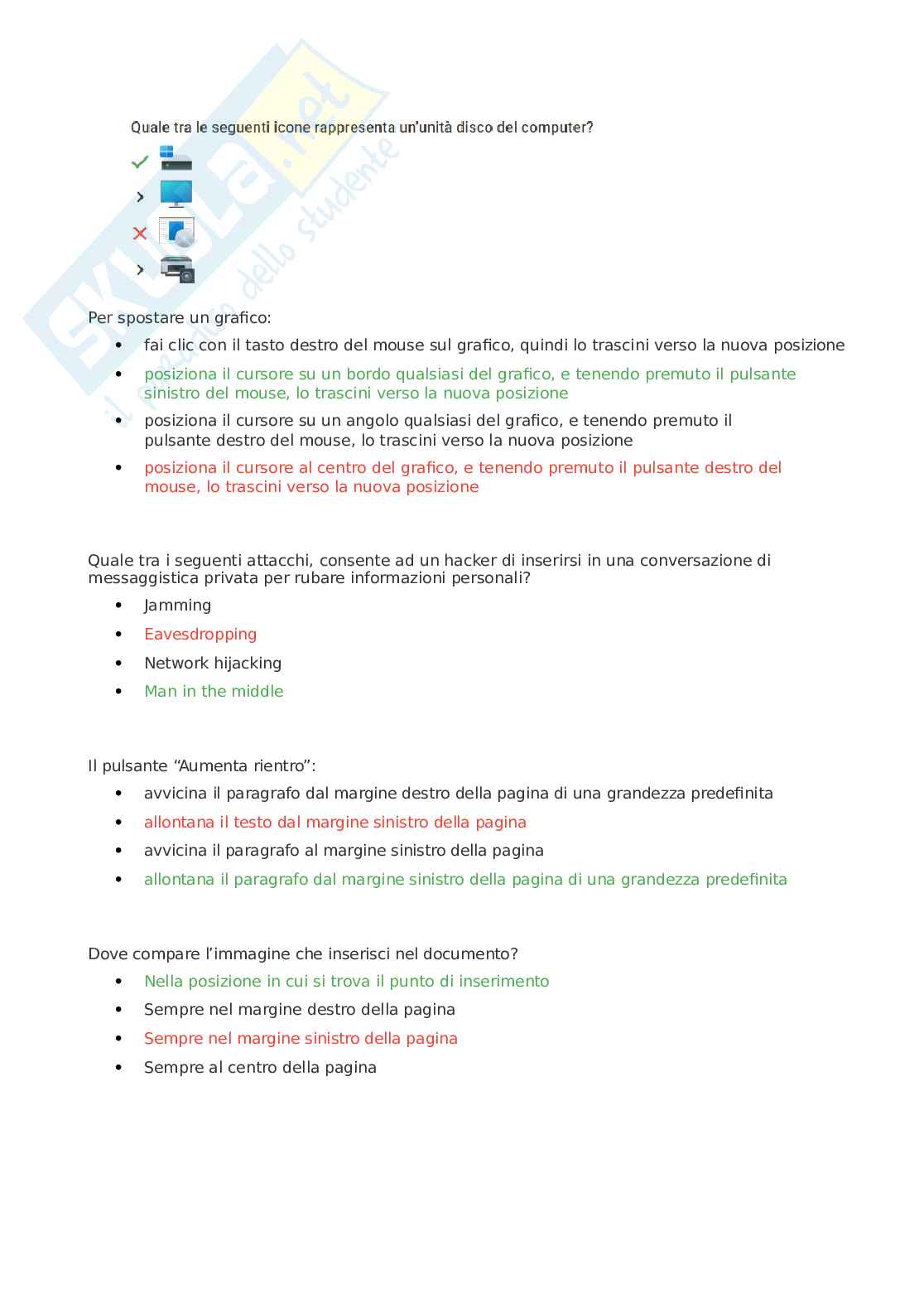 Eipass 7 moduli - Convalida Batteria: PowerPoint e Windows 11. Aggiornato e completo. In ordine Pag. 6