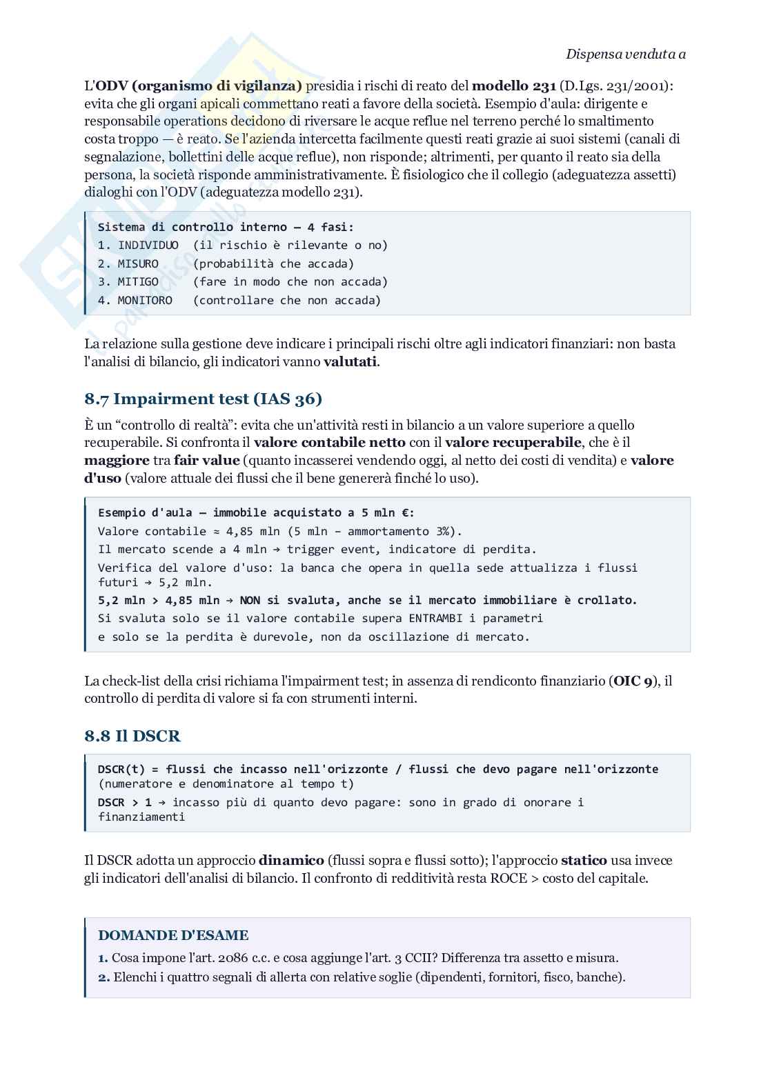Appunti Politiche finanziarie d'impresa - (Esoneri 1 e 2) Pag. 16