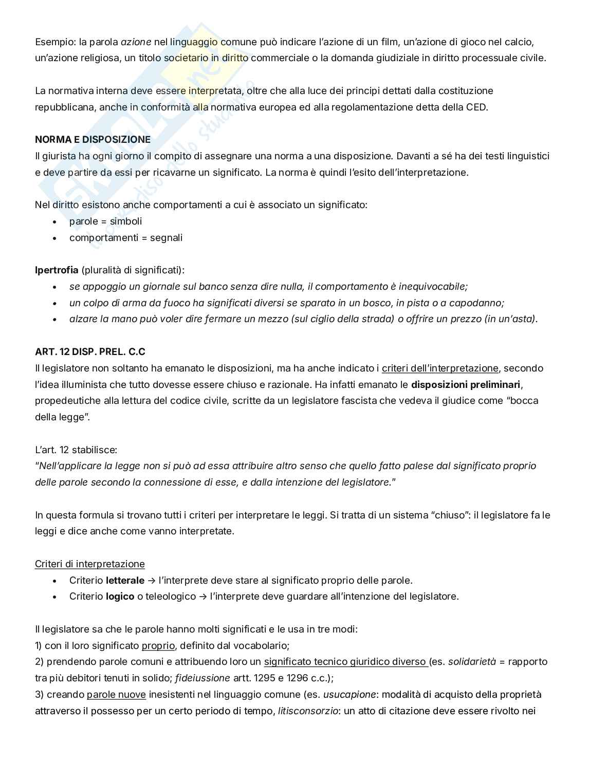 Diritto privato, parte iniziale Pag. 26