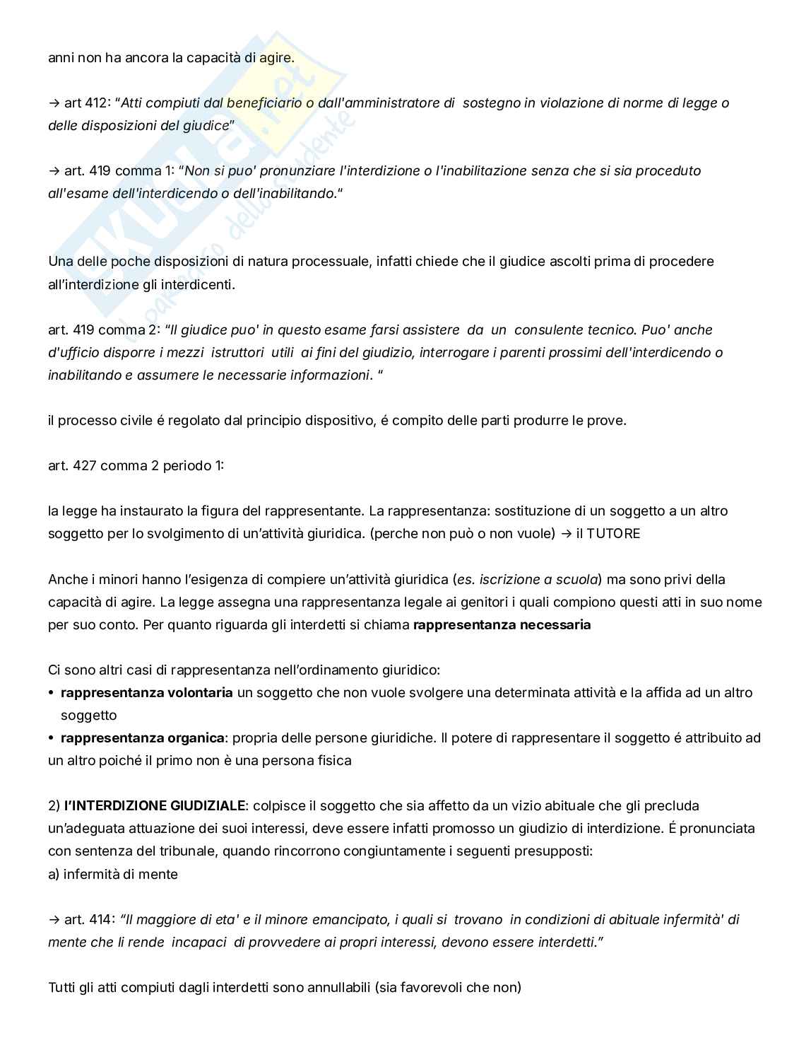 Diritto privato, parte iniziale Pag. 46