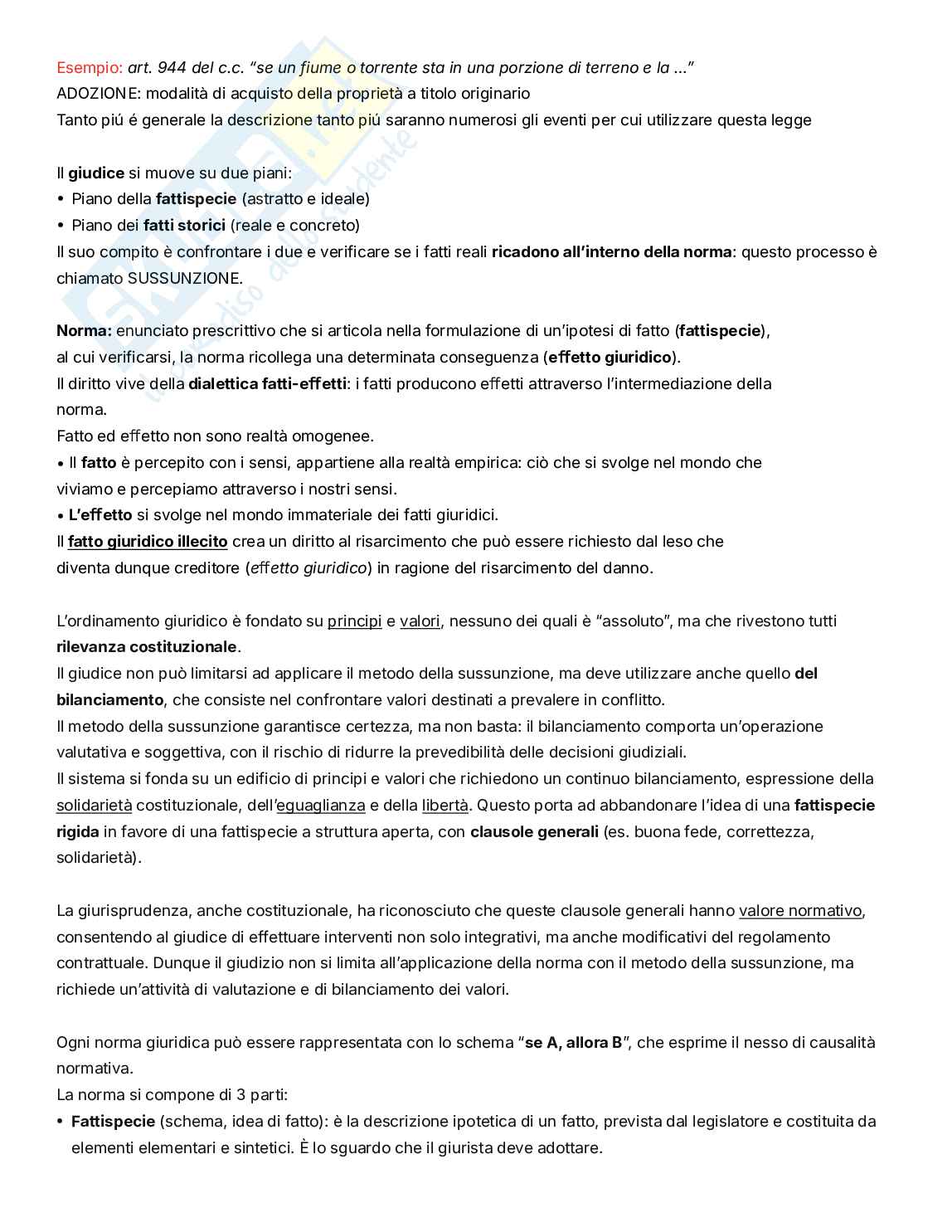 Diritto privato, parte iniziale Pag. 6