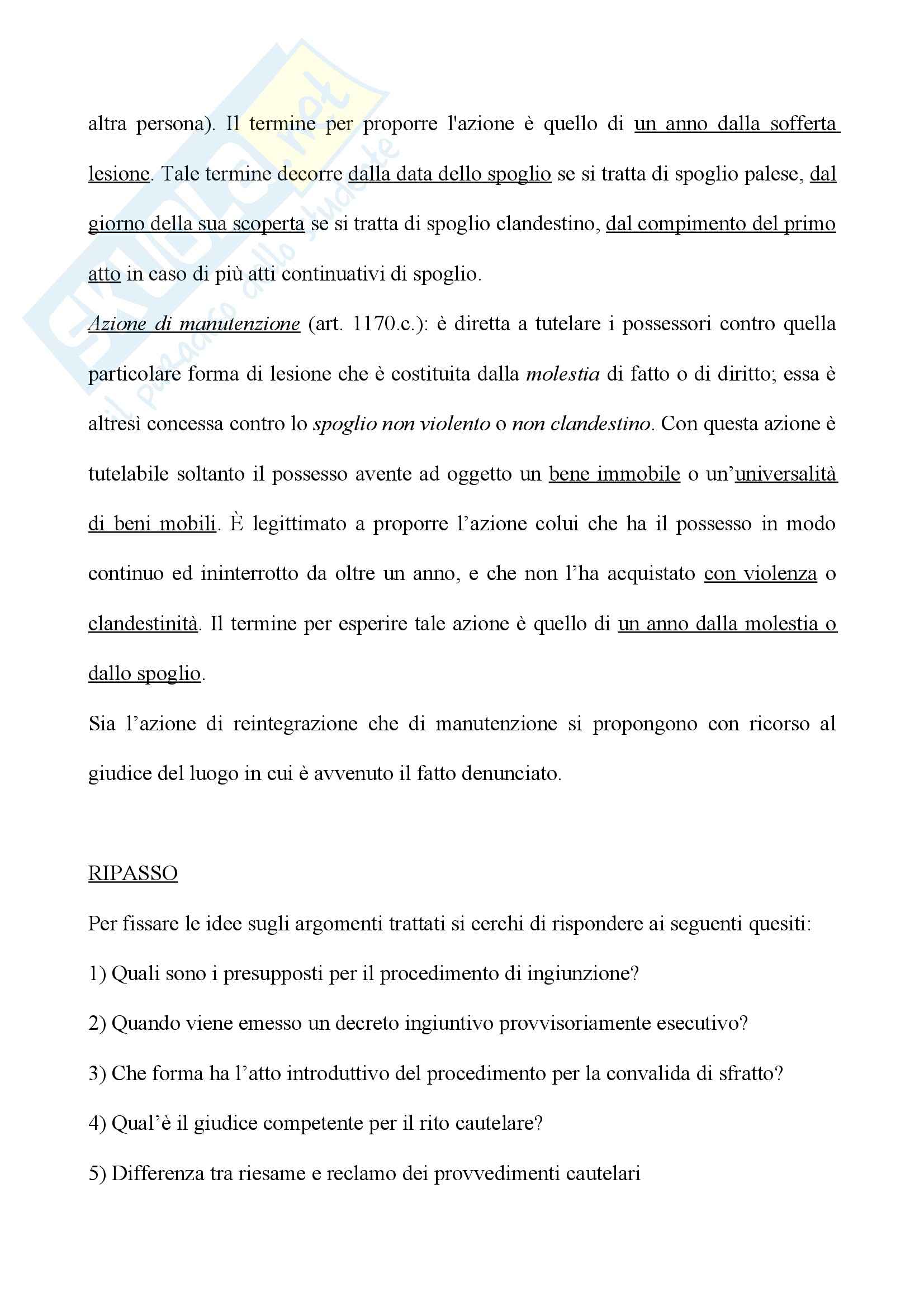 Diritto processuale prima parte - Balena Pag. 26
