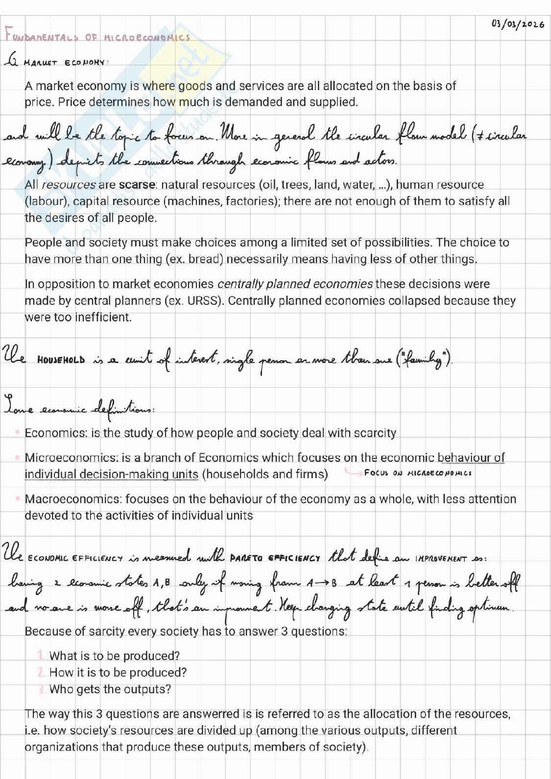 Environmental economics and resource valuation (intero corso per Environmental engineering) Pag. 2