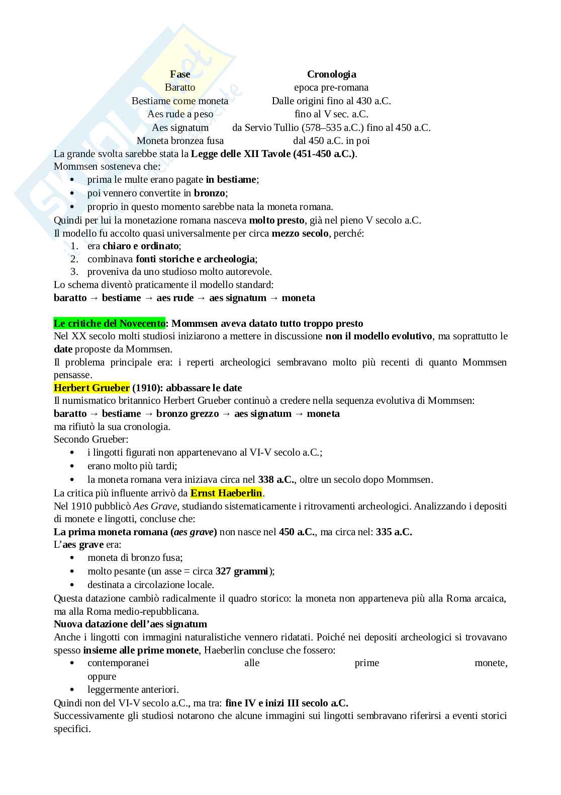 Appunti lezione Storia romana Pag. 2