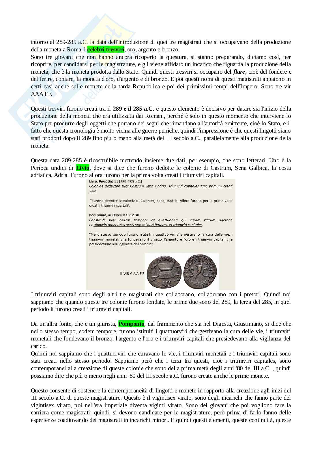 Appunti lezione Storia romana Pag. 6