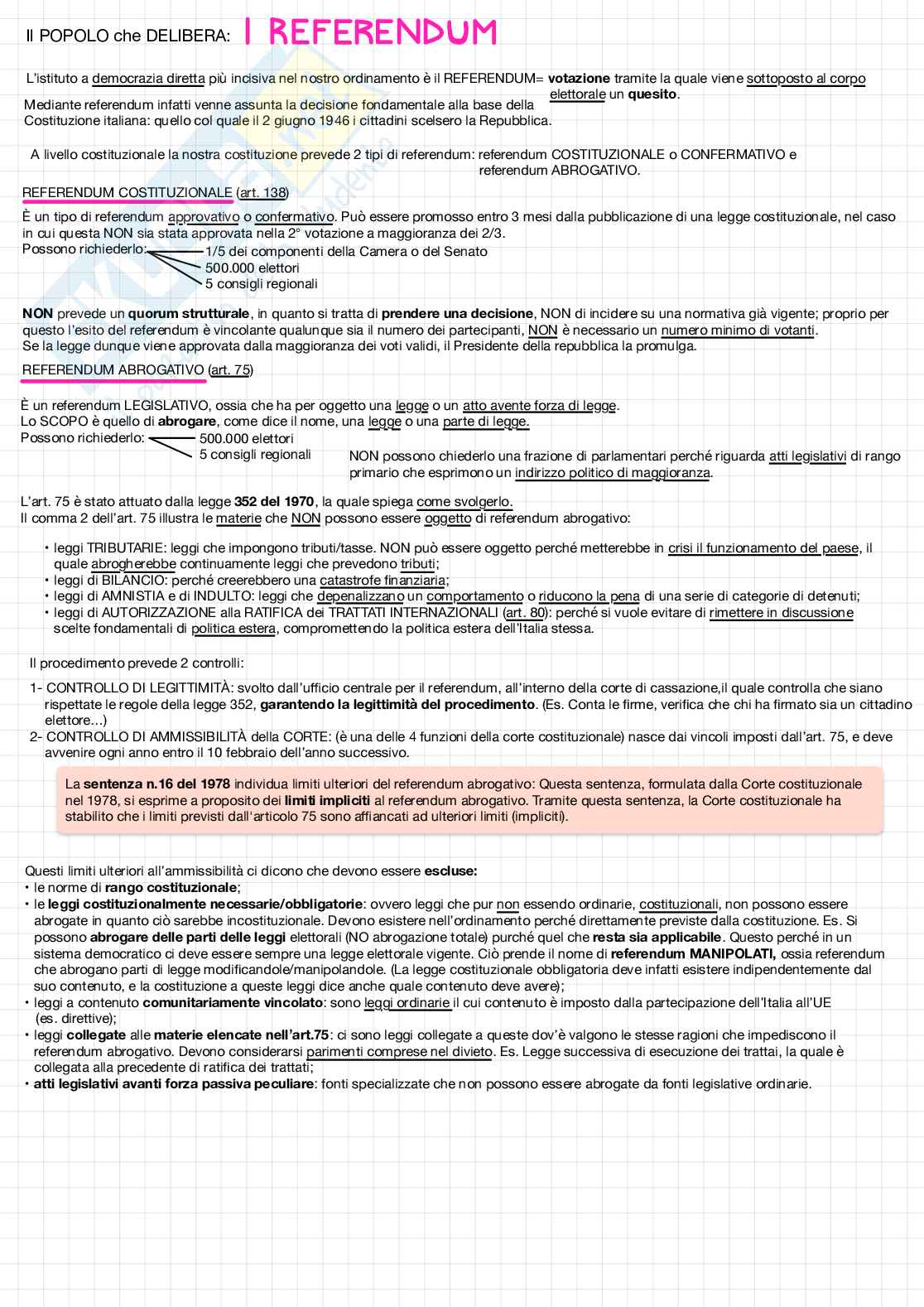 Diritto costituzionale  Pag. 26
