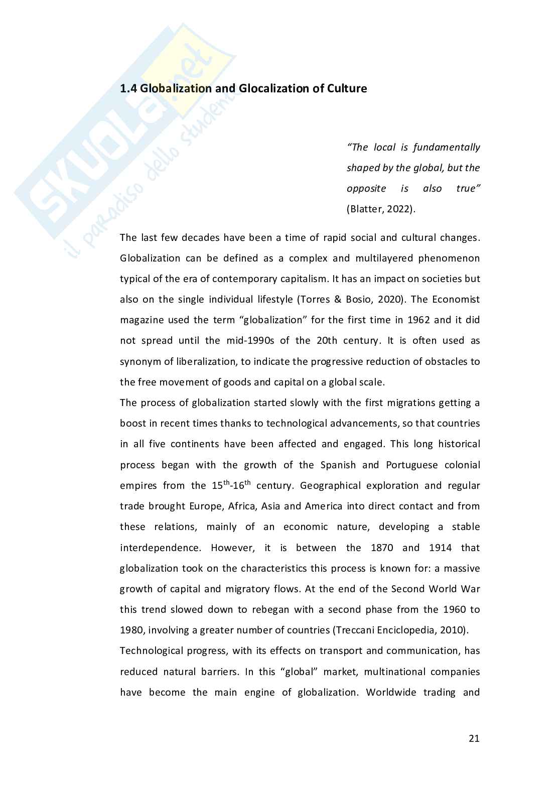 Tesi: Communicating across cultures: dis/similarities between American and Italian adverts of Coca Cola Pag. 21