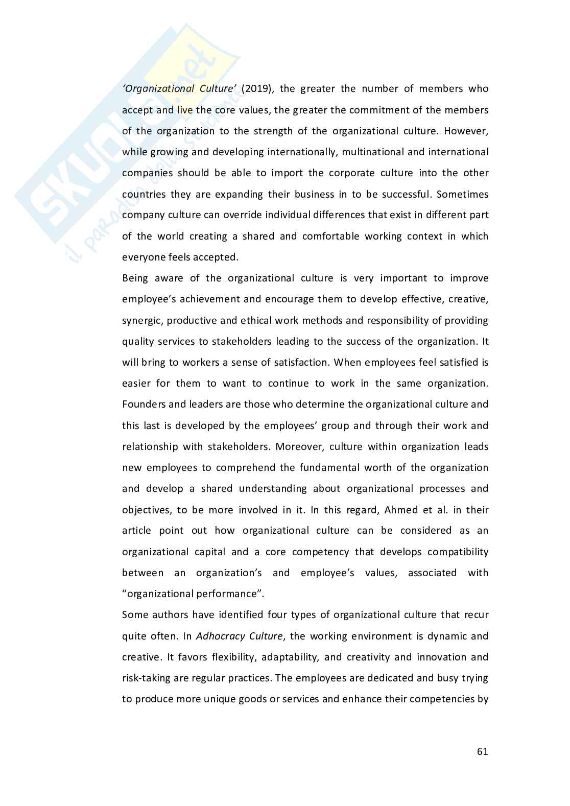 Tesi: Communicating across cultures: dis/similarities between American and Italian adverts of Coca Cola Pag. 61