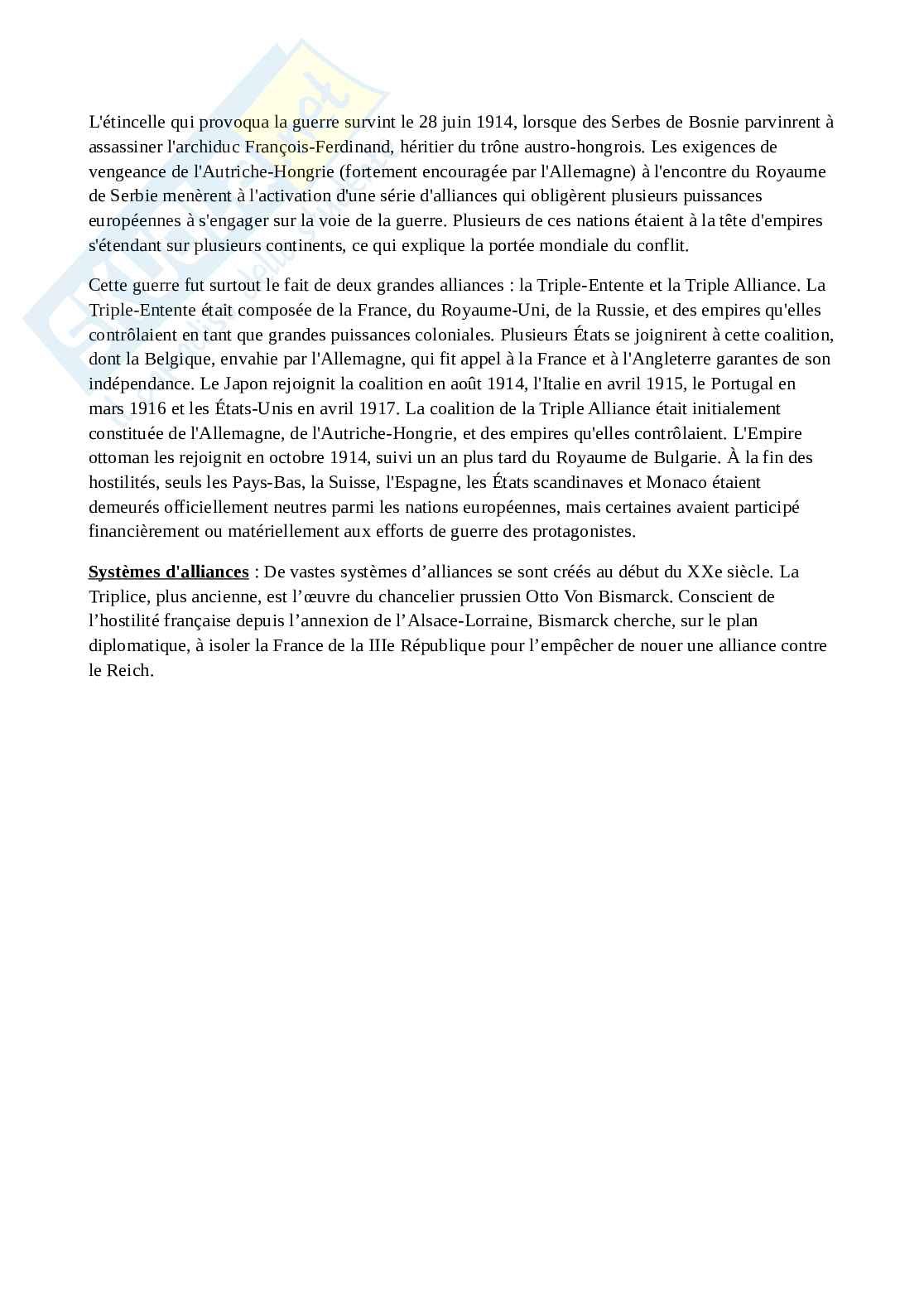 Tesina sulla Prima Guerra mondiale (2) Pag. 11