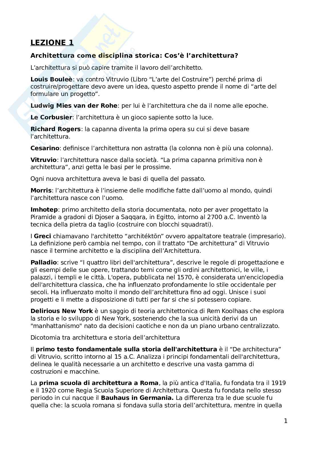 Appunti per esame Progettazione 1 Pag. 1