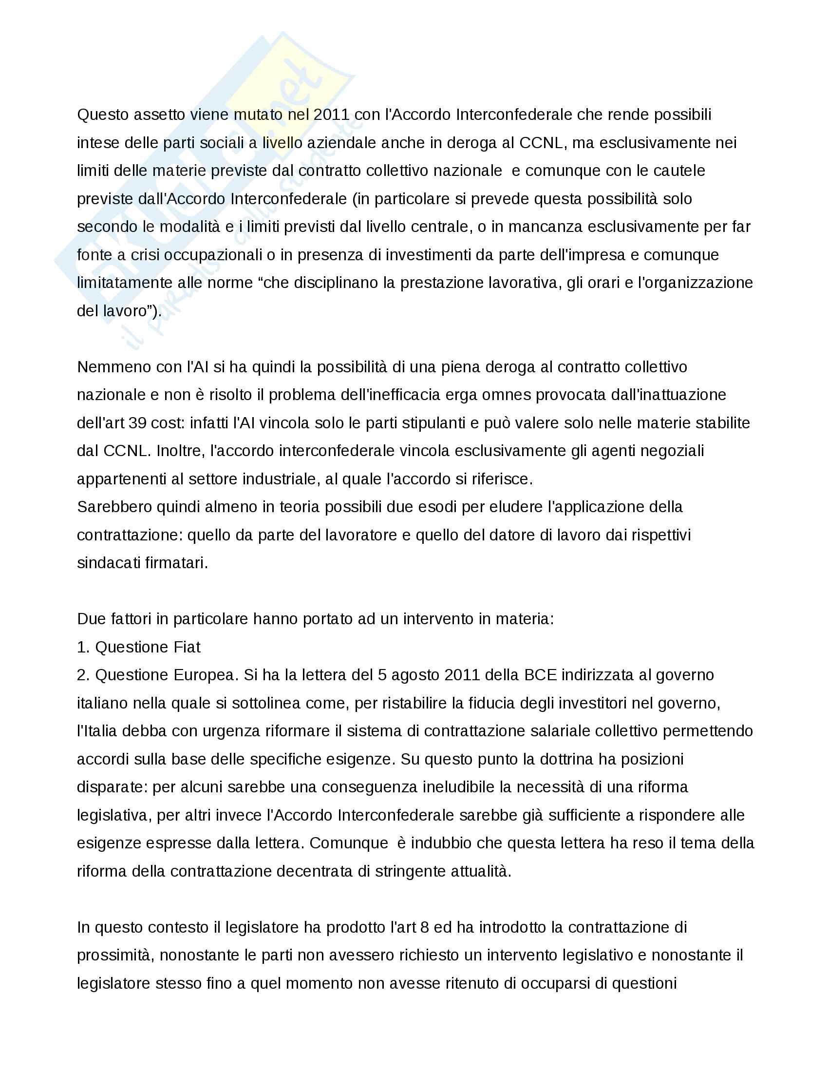 Diritto sindacale e delle relazioni industriali completo Pag. 26