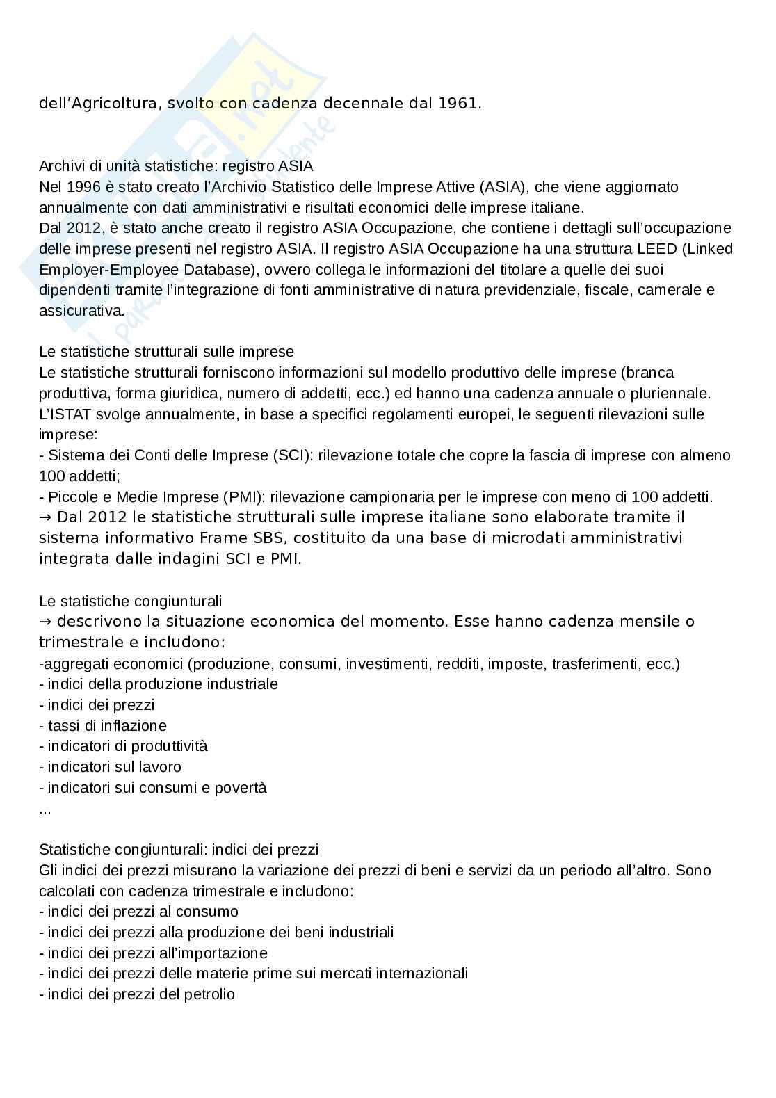 Statistica per l’economia e l’impresa - parte sui conti Pag. 2