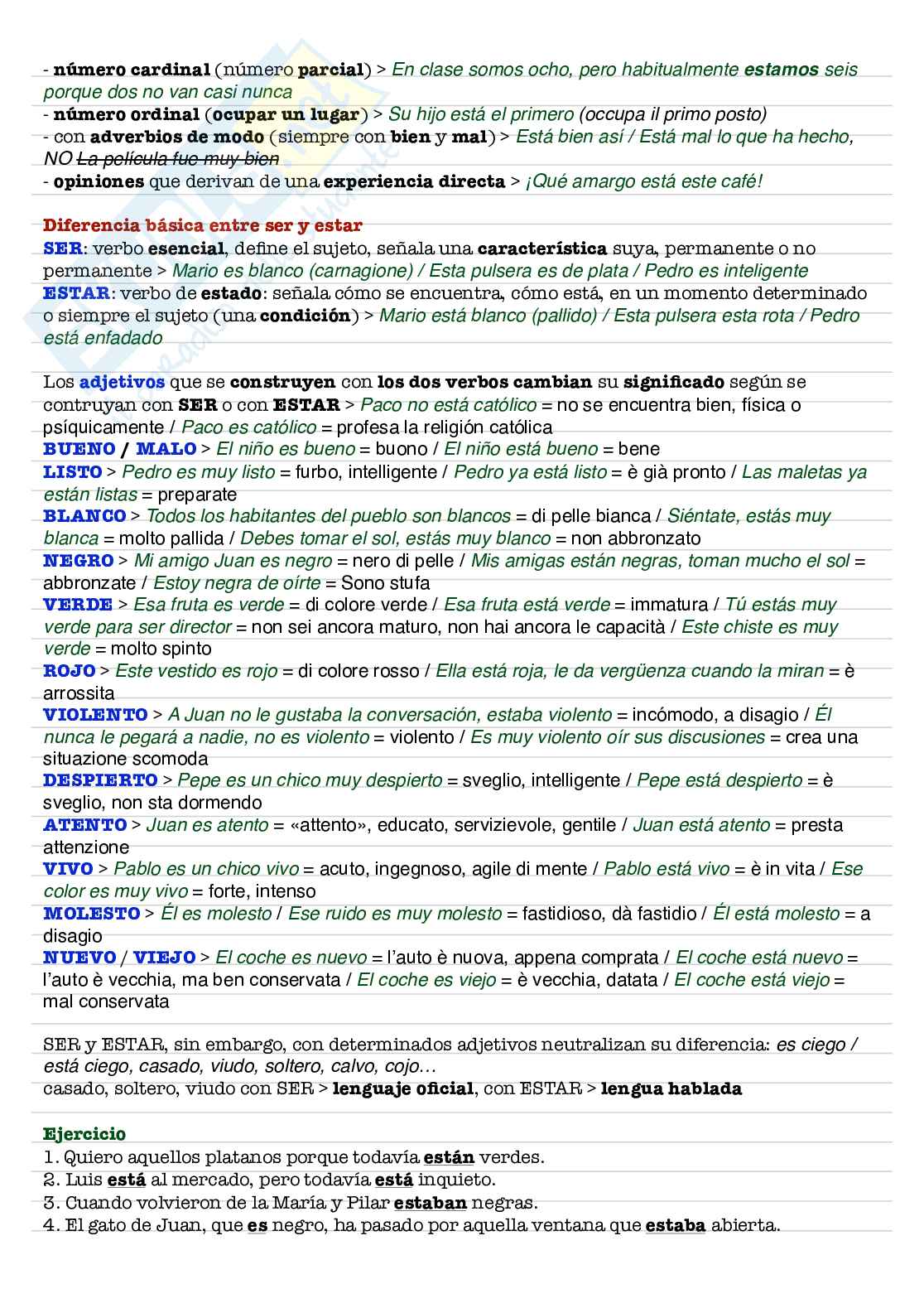 Riassunto esame Lingua spagnola I, Prof. Paltrinieri Elisabetta, libro consigliato L’accento in spagnolo , Paltrinieri  Pag. 21