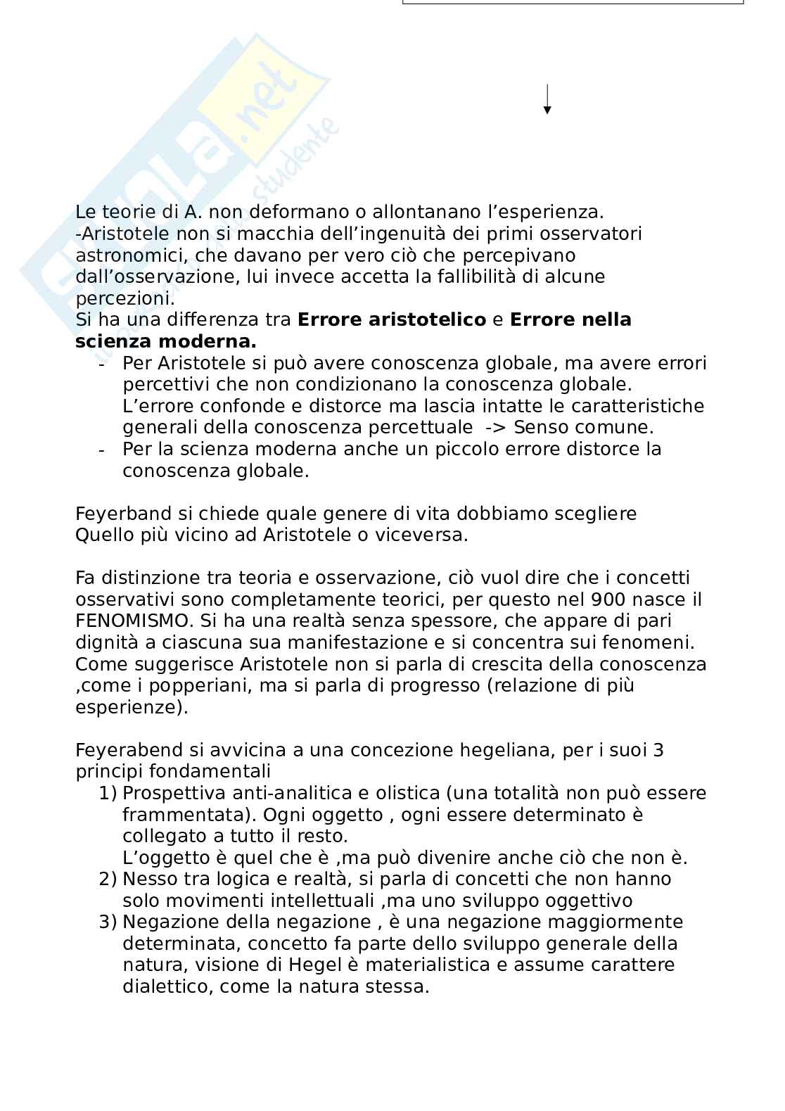 Riassunto esame Epistemologia, Prof. Coco Emanuele, libro consigliato Lontano da Popper , Coniglione Pag. 21