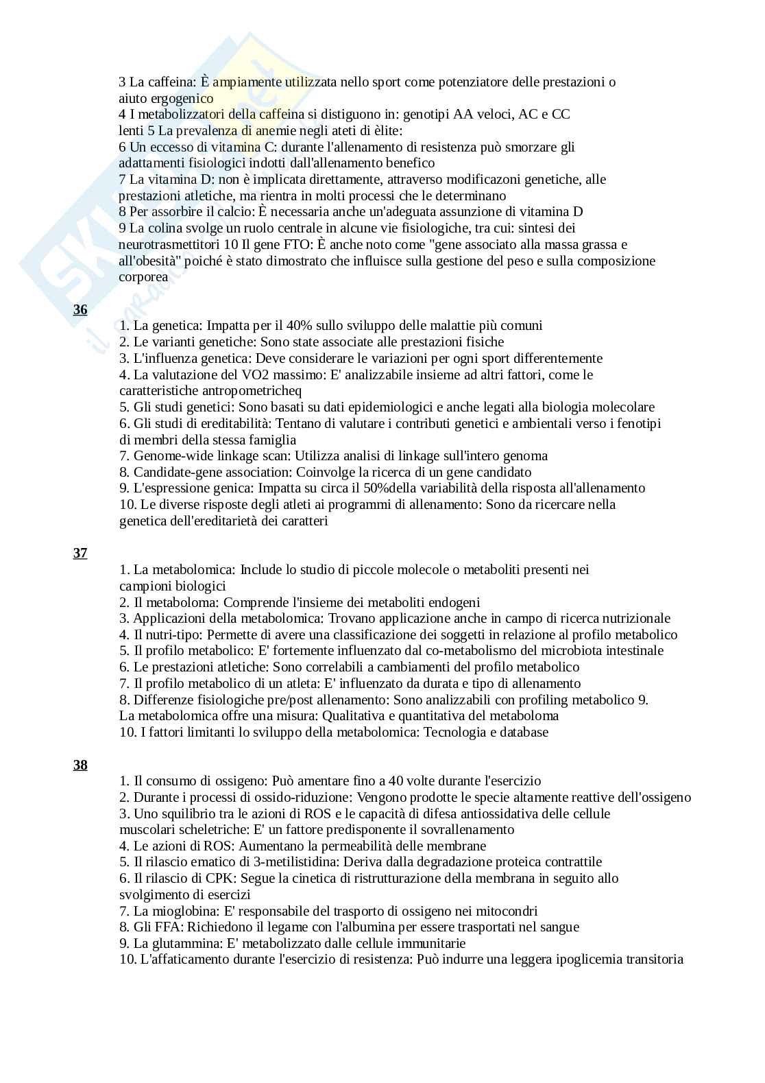Nutrigenetica e alimentazione personalizzata nello sport   Pag. 56