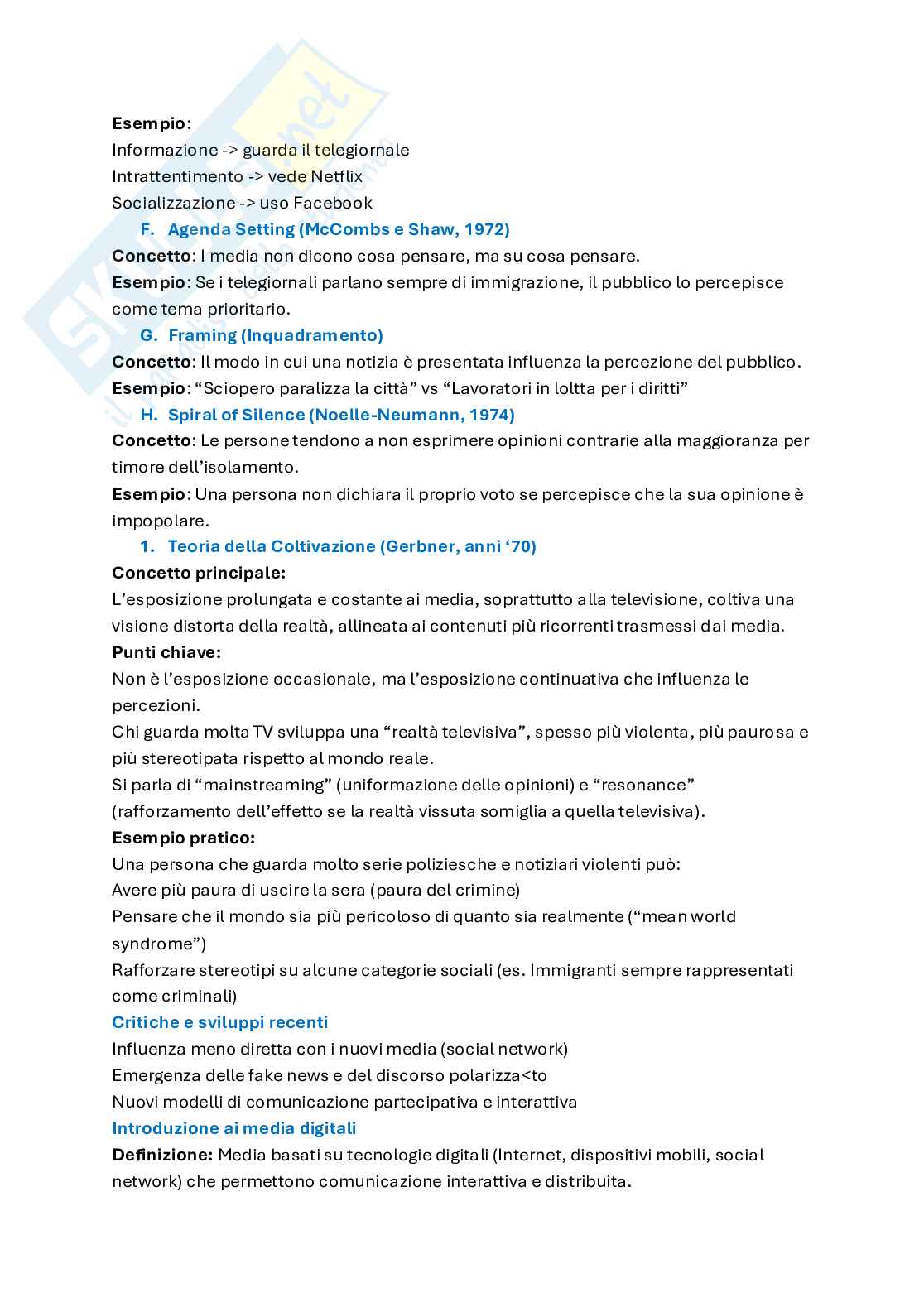 Sociologia dei media  Pag. 11