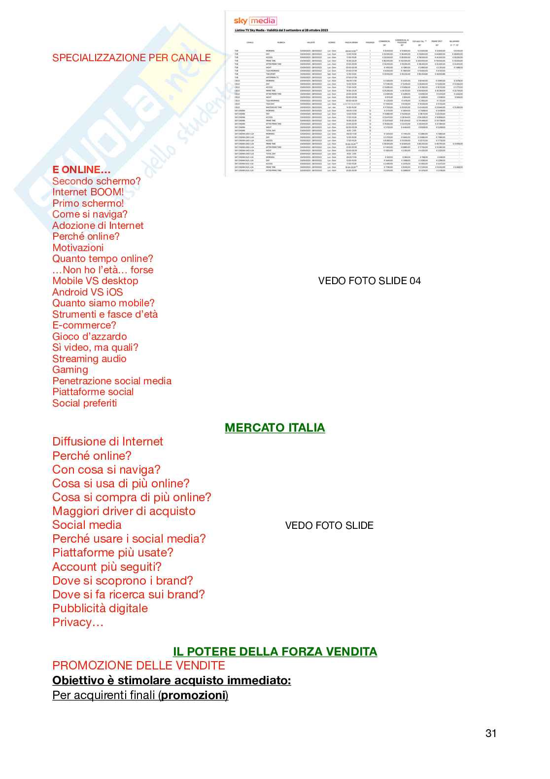 Appunti per l'esame di Fondamenti di marketing  Pag. 31