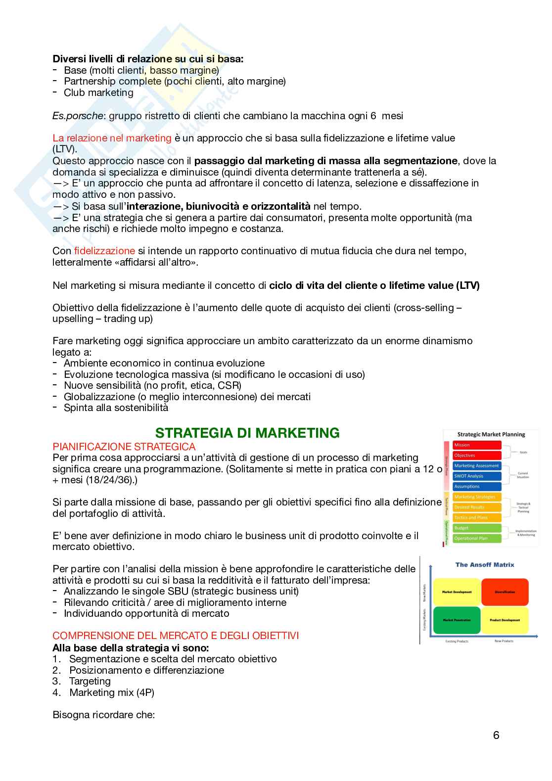 Appunti per l'esame di Fondamenti di marketing  Pag. 6