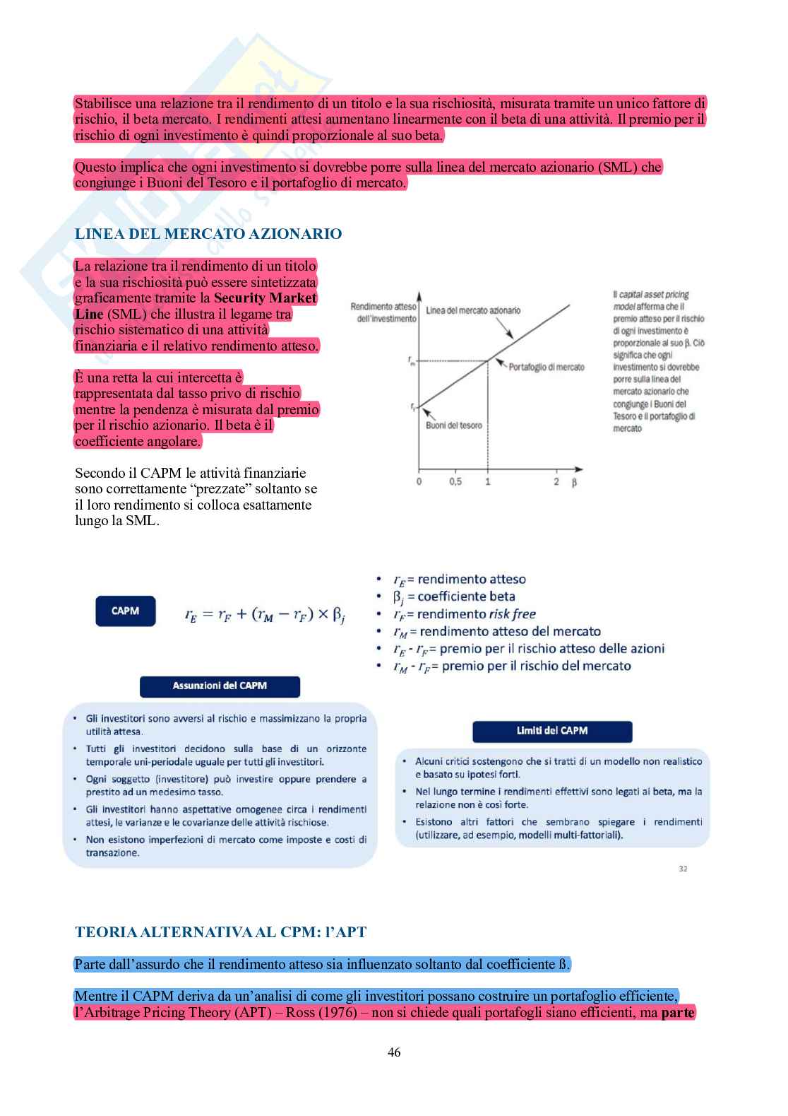Finanza aziendale – Parte 1 – Teoria completa in 12 capitoli Pag. 46