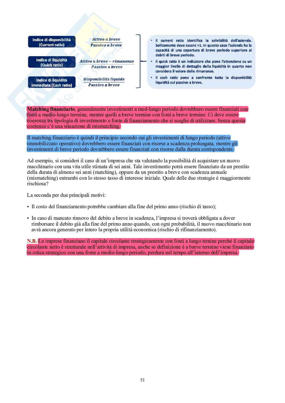 Finanza aziendale – Parte 1 – Teoria completa in 12 capitoli Pag. 51