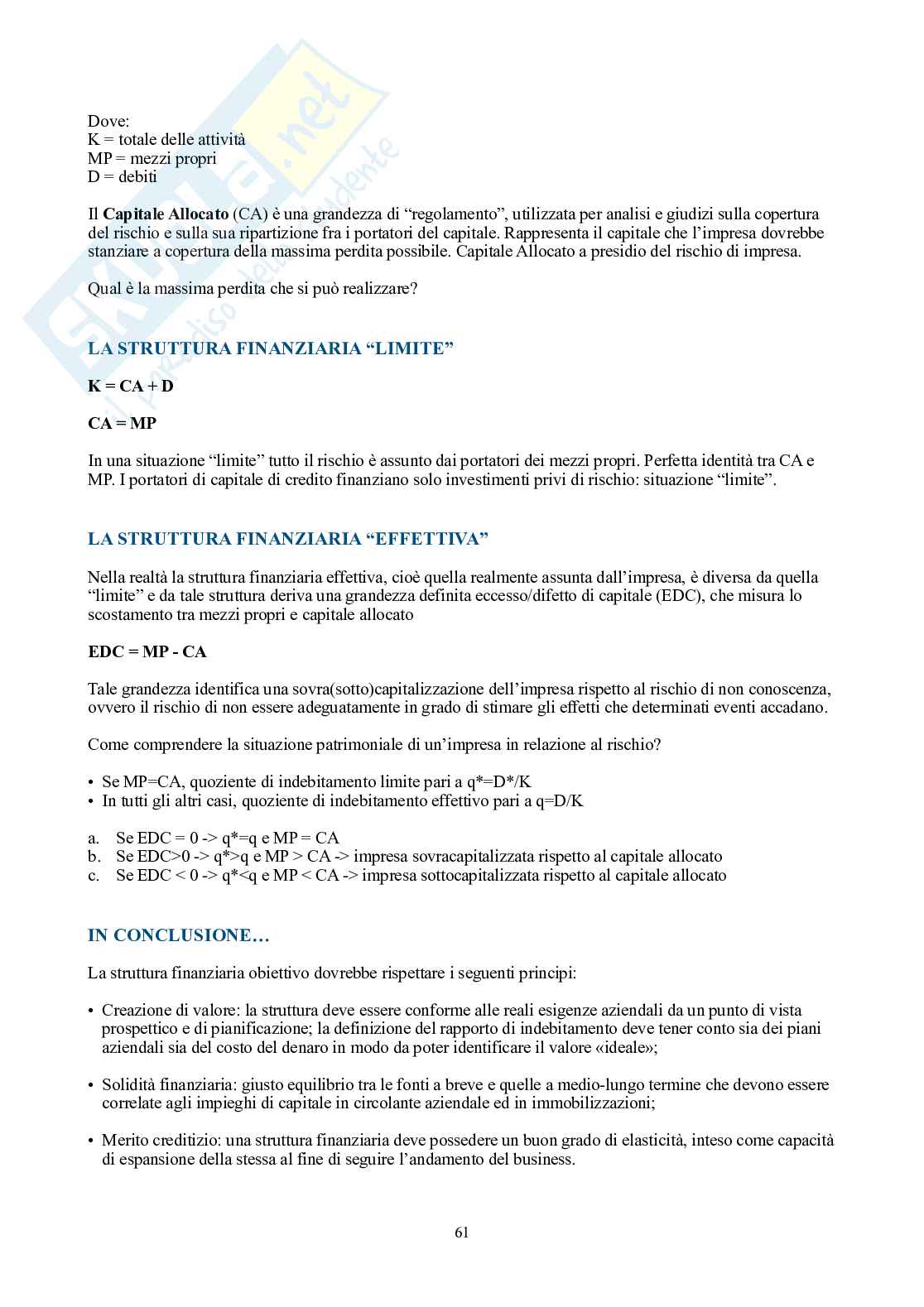 Finanza aziendale – Parte 1 – Teoria completa in 12 capitoli Pag. 61