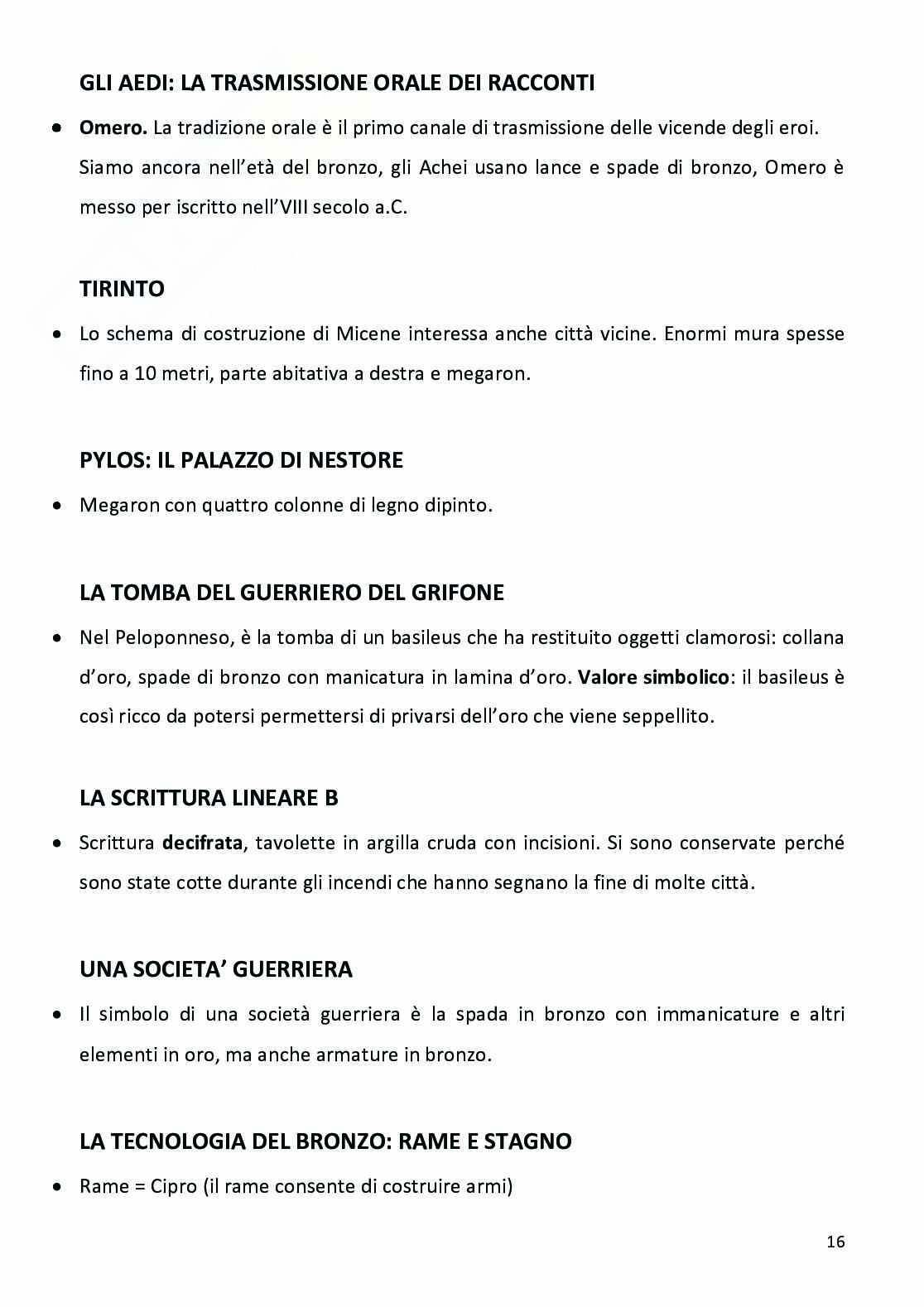 Appunti corso di Archeologia e storia dell'arte greca  Pag. 16