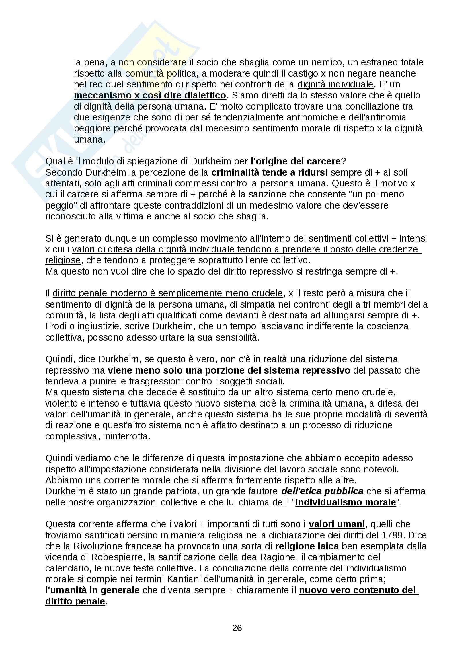 Filosofie della pena - Appunti Pag. 26