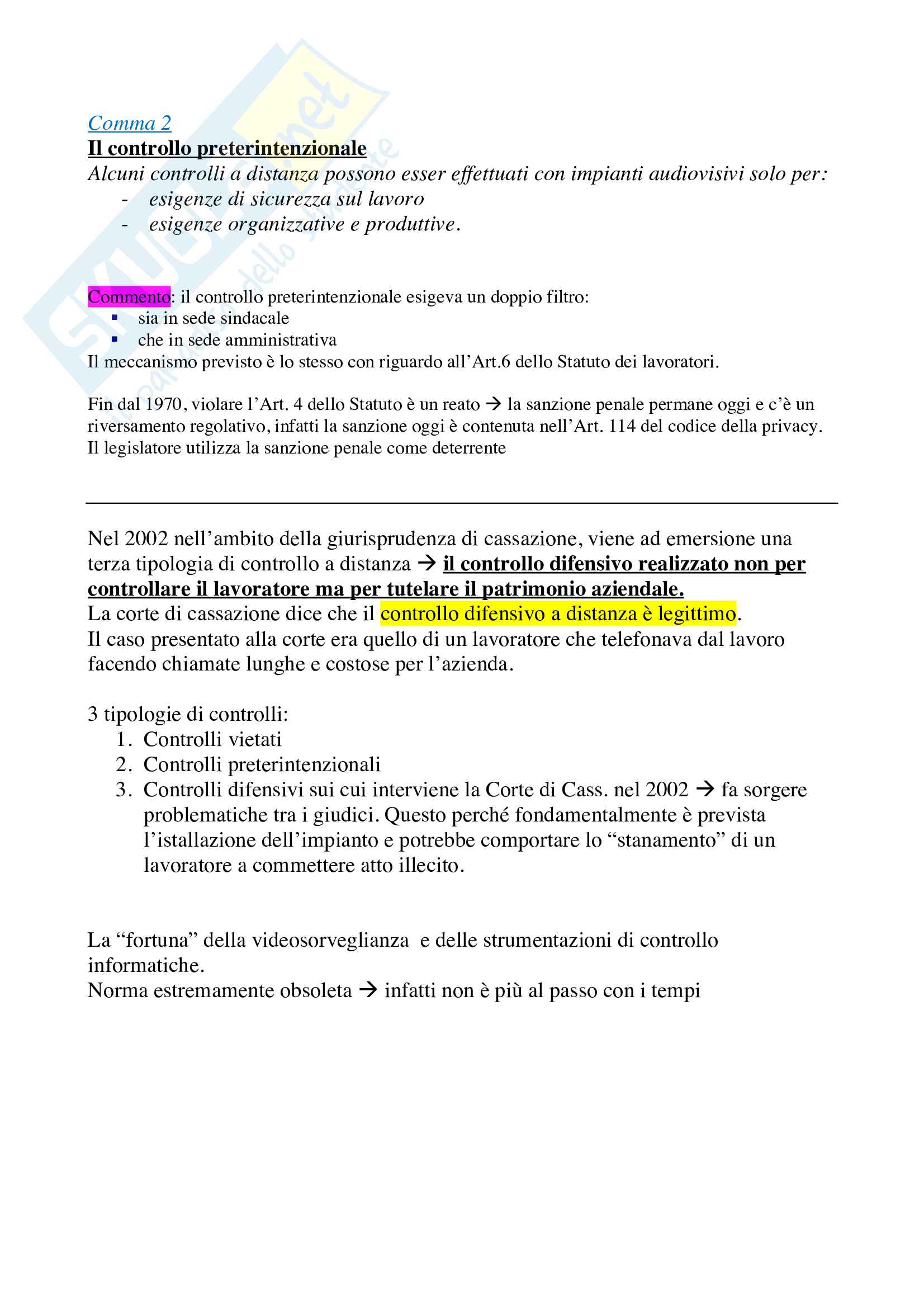 Appunti di diritto delle risorse umane Pag. 41