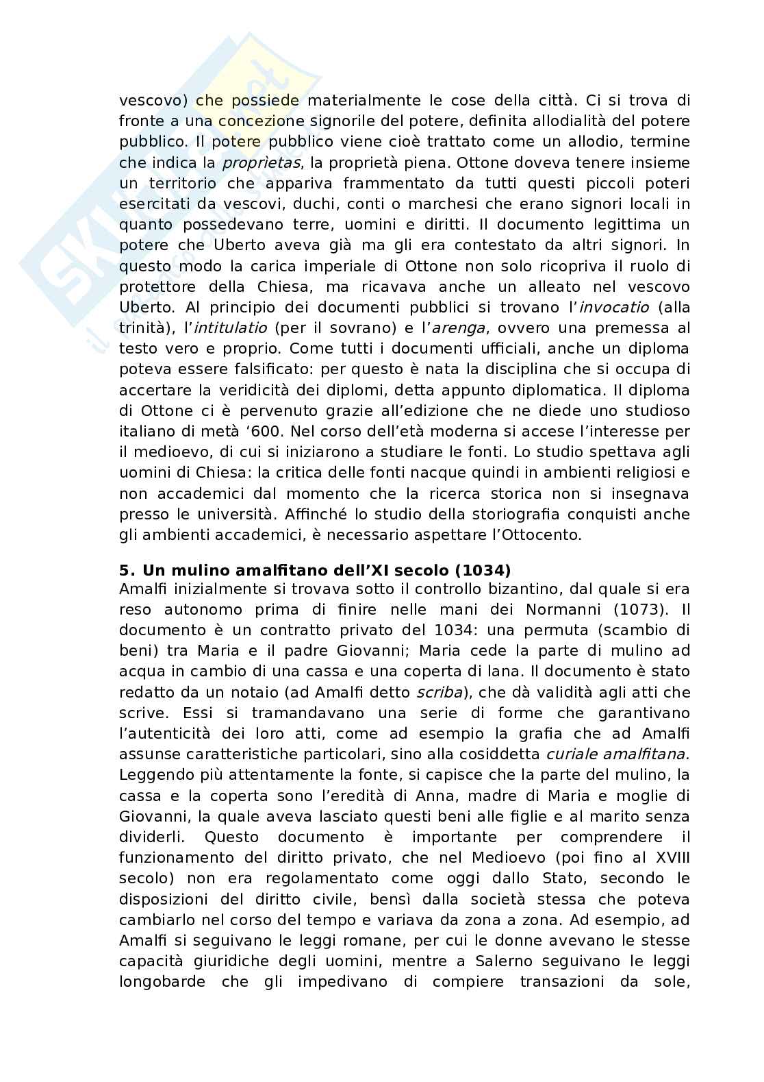 Riassunto esame Storia medievale , Prof. Fara Andrea, libro consigliato Medioevo. Istruzioni per l'uso, Senatore Pag. 6
