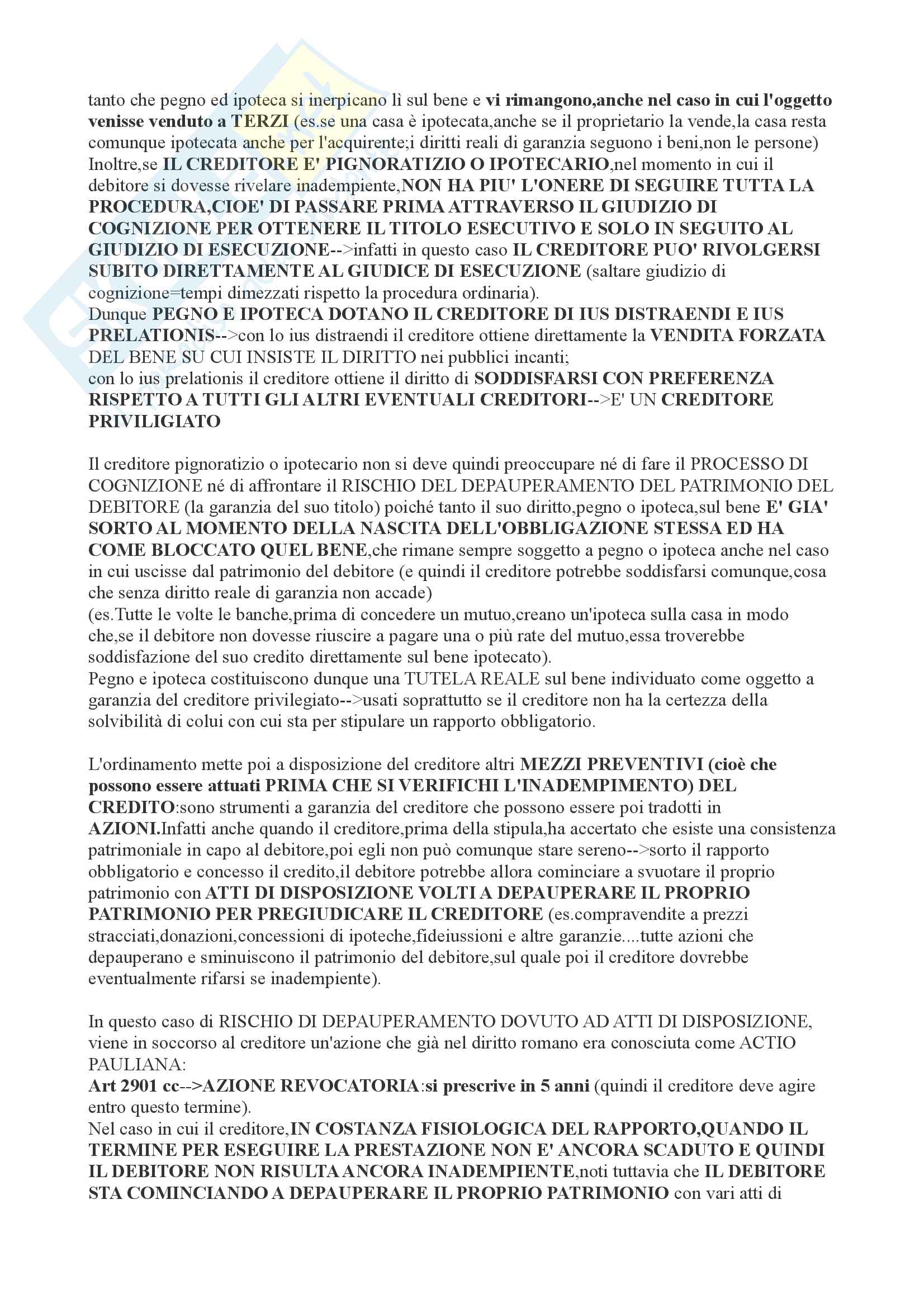 Appunti Lezioni Istituzioni di Diritto Privato 2 Pasquino Unitn Trento Giurisprudenza Torrente Obbligazioni parte 1 2015/2016 Pag. 21