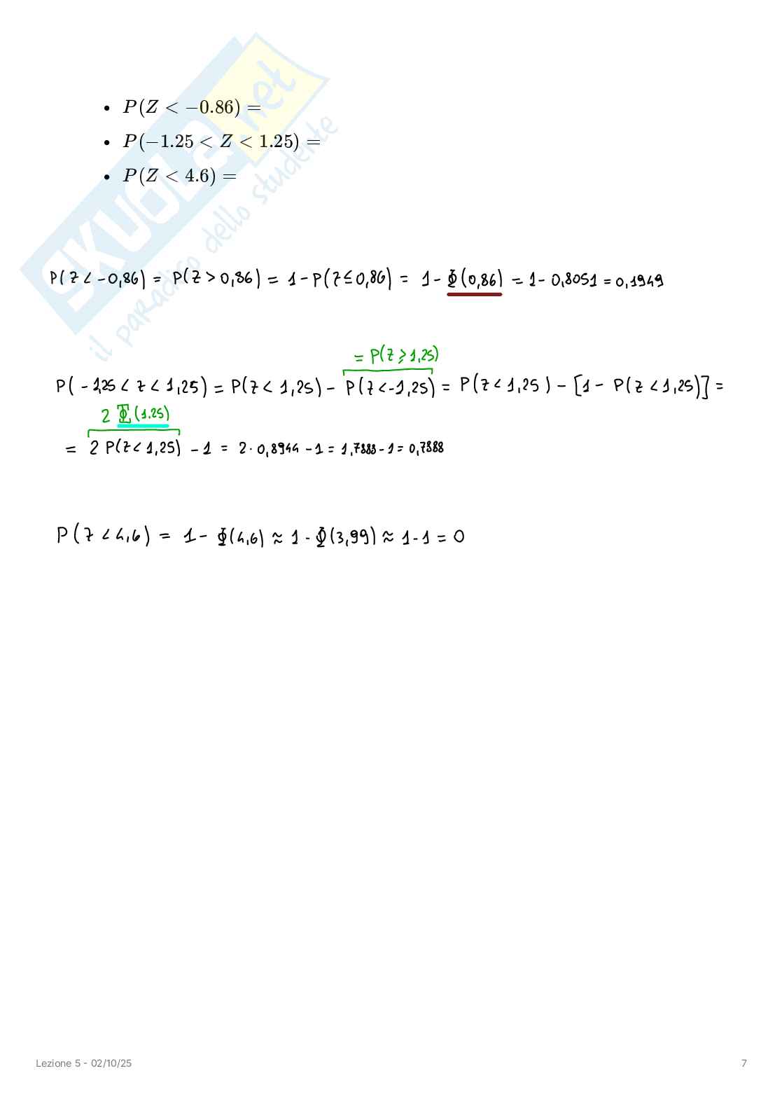 Appunti completi lezioni di Statistica Pag. 36