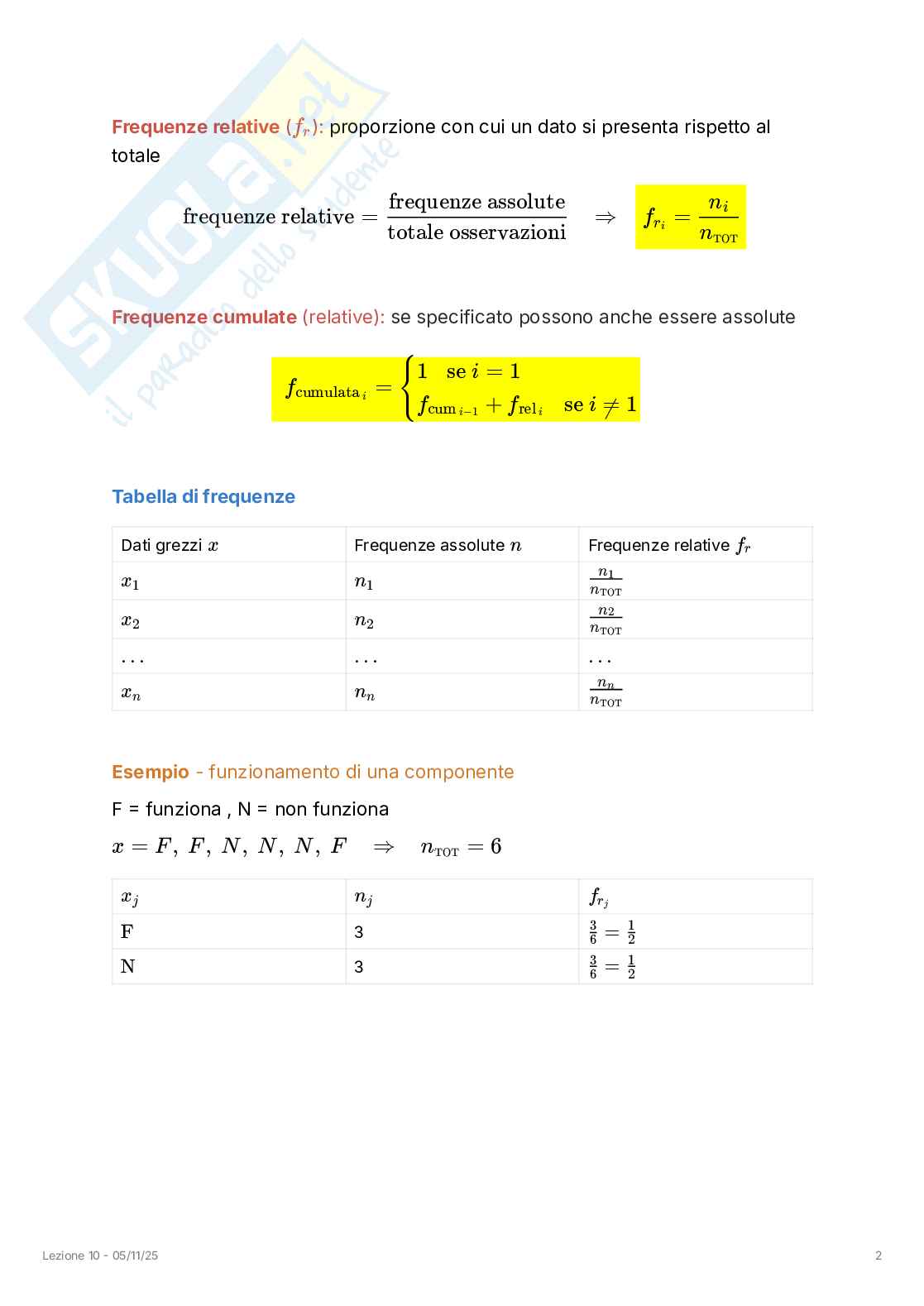 Appunti completi lezioni di Statistica Pag. 61