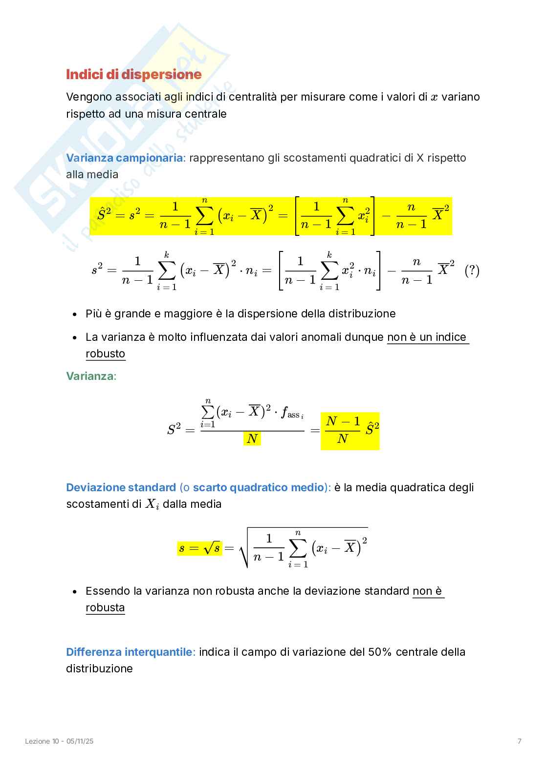 Appunti completi lezioni di Statistica Pag. 66