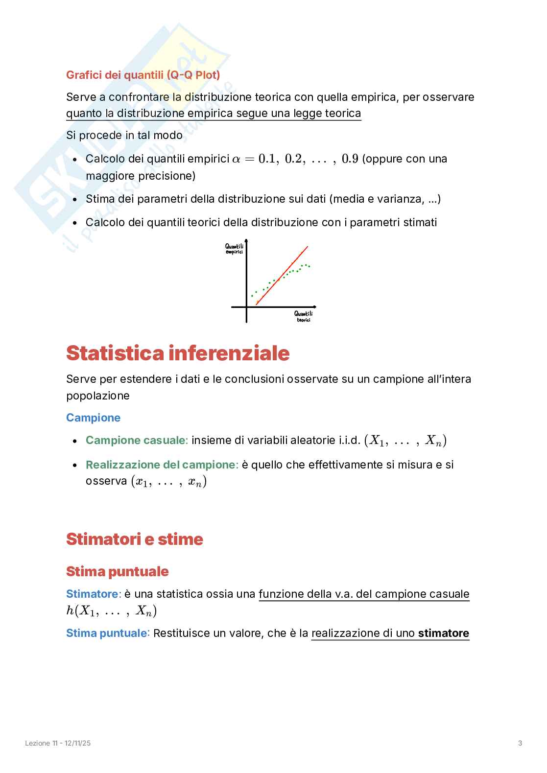 Appunti completi lezioni di Statistica Pag. 71