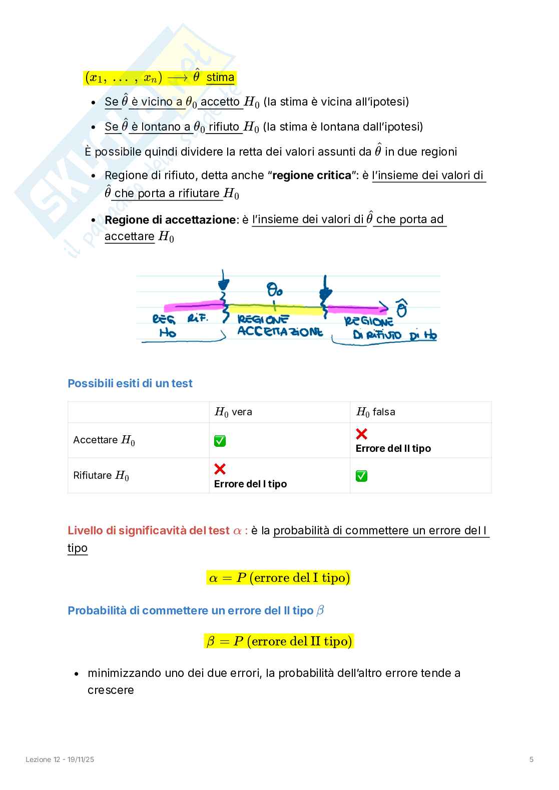 Appunti completi lezioni di Statistica Pag. 81