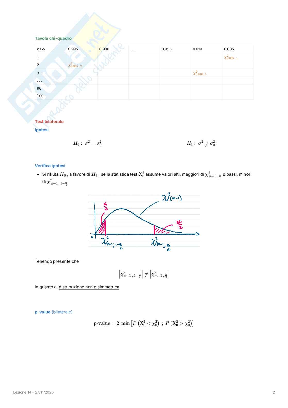 Appunti completi lezioni di Statistica Pag. 91