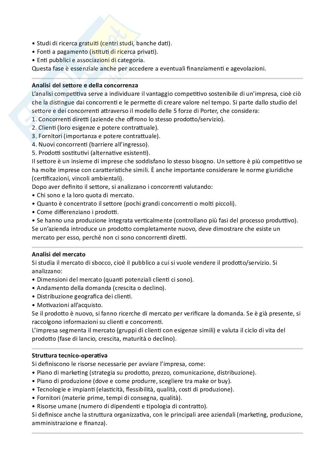 Spiegazione Business plan Pag. 16