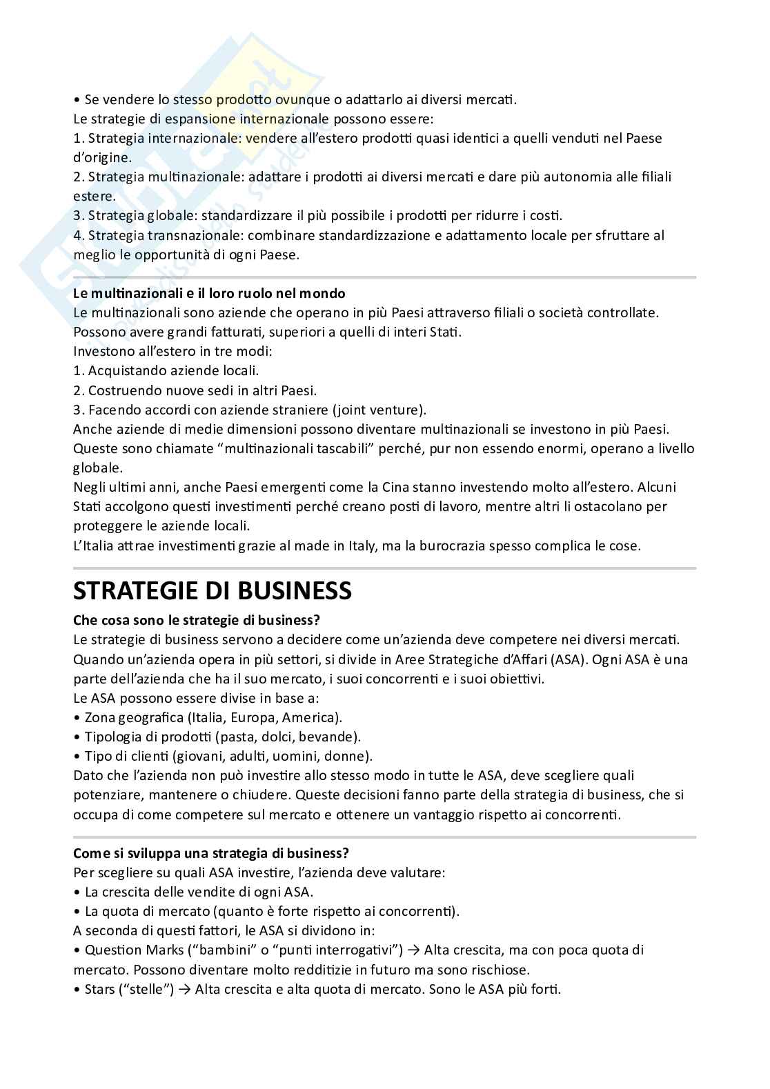 Spiegazione Business plan Pag. 2