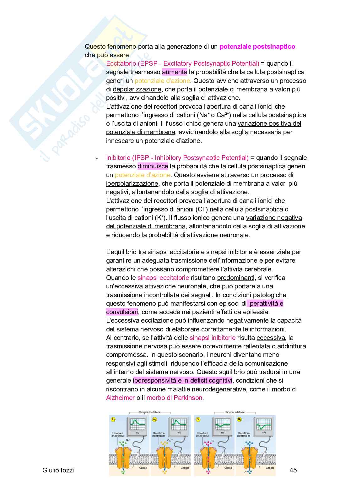 Fisiologia generale Pag. 46