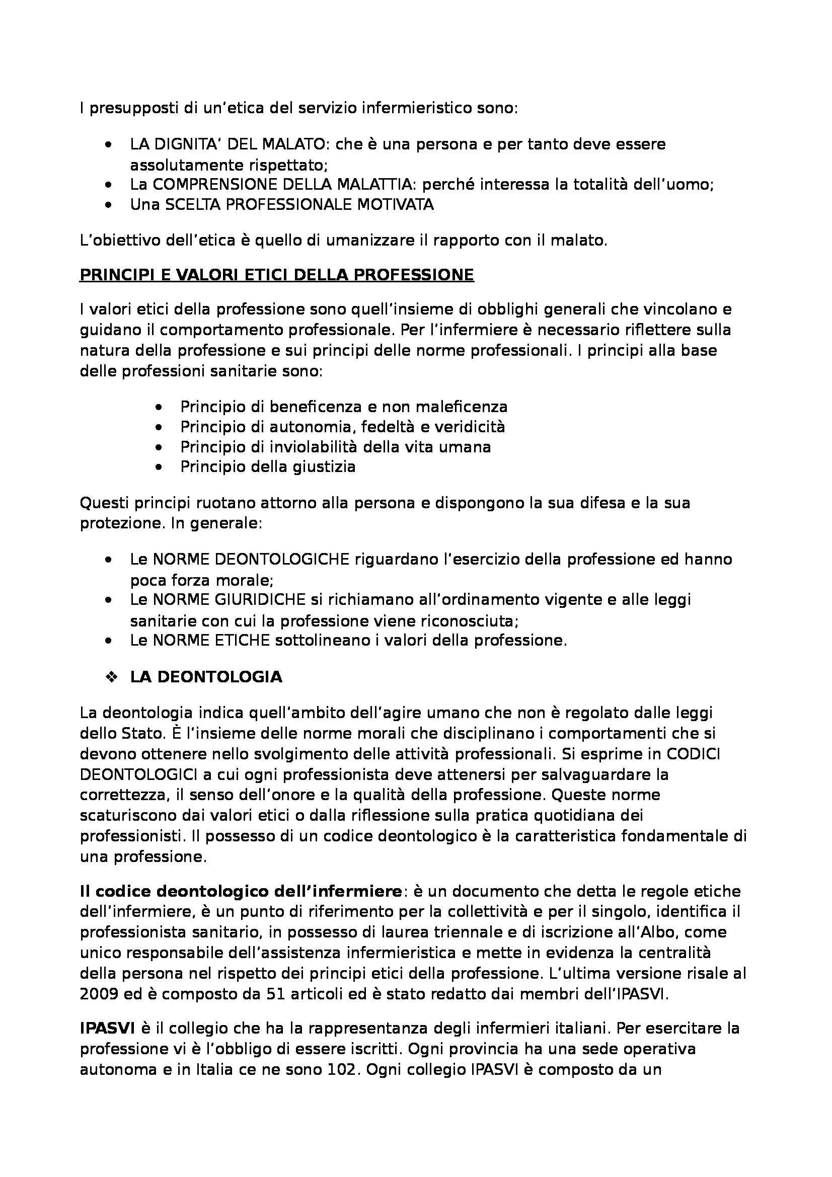 Etica e bioetica - Appunti Pag. 2