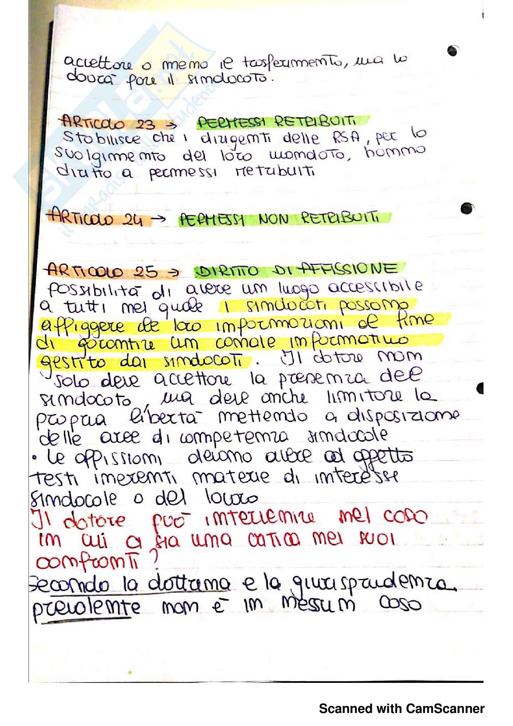 Diritto sindacale Pag. 26