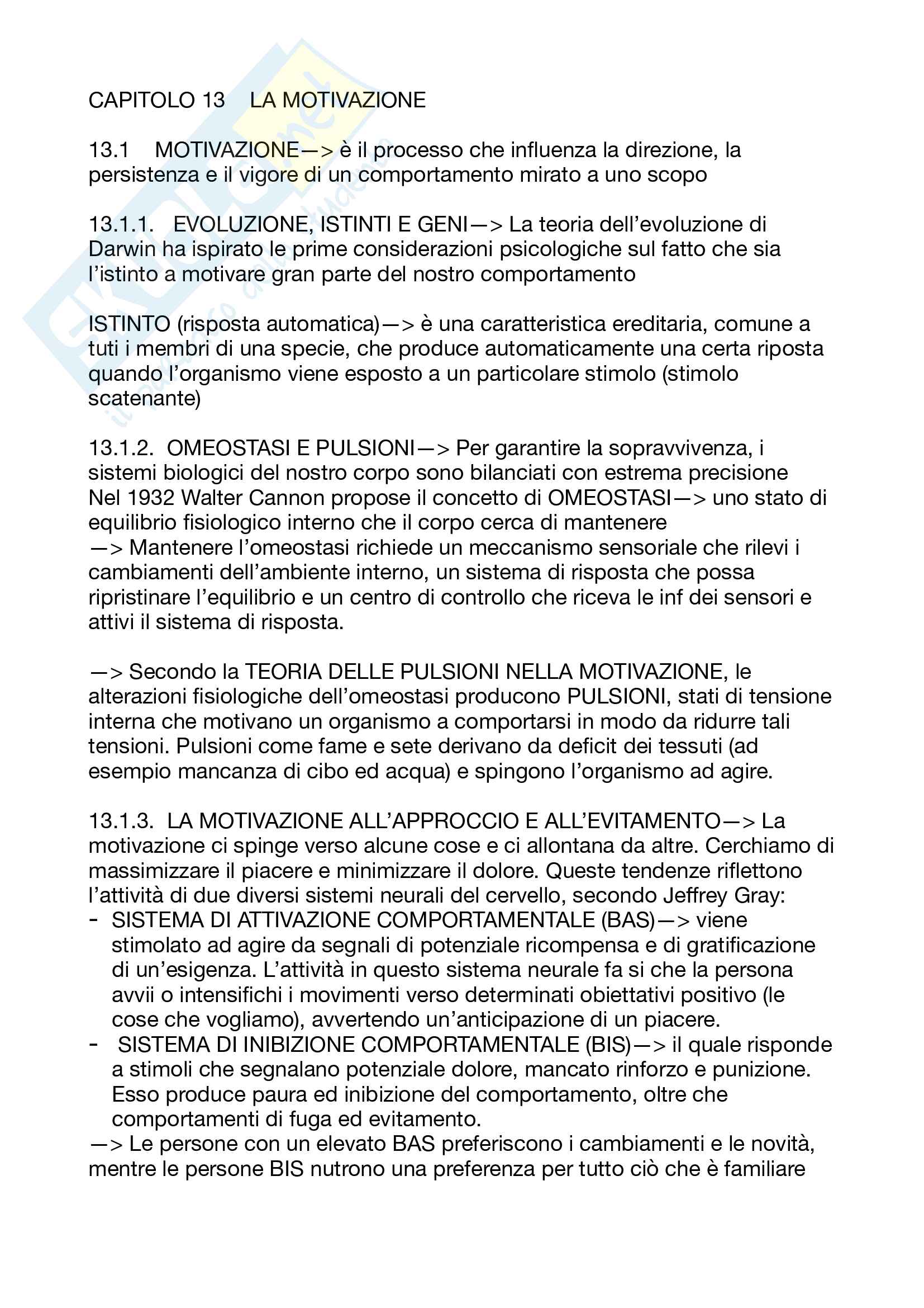 Appunti sulla motivazione Pag. 1