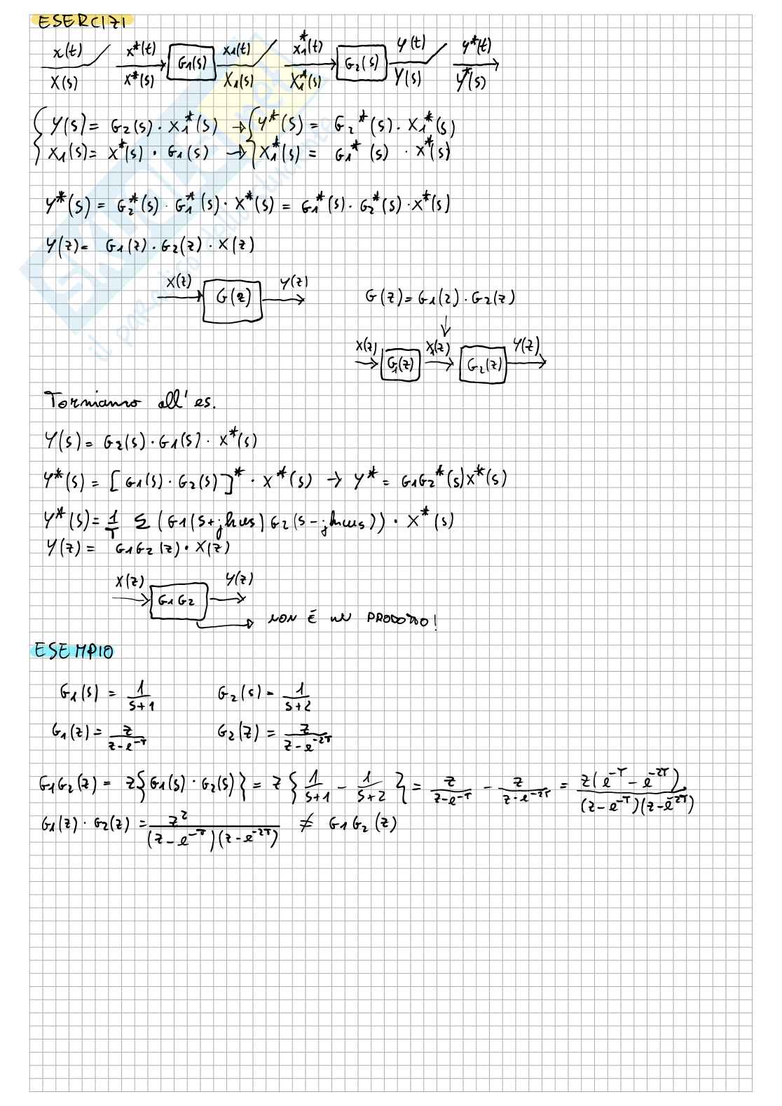 Appunti Controllo digitale - Parte 5 Pag. 1