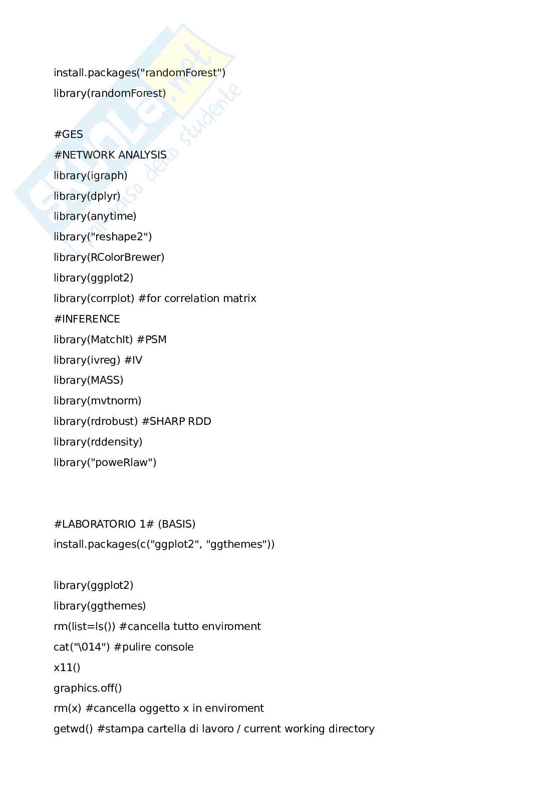 Formulario Parte MAT dell'esame di Business data analytics Pag. 2