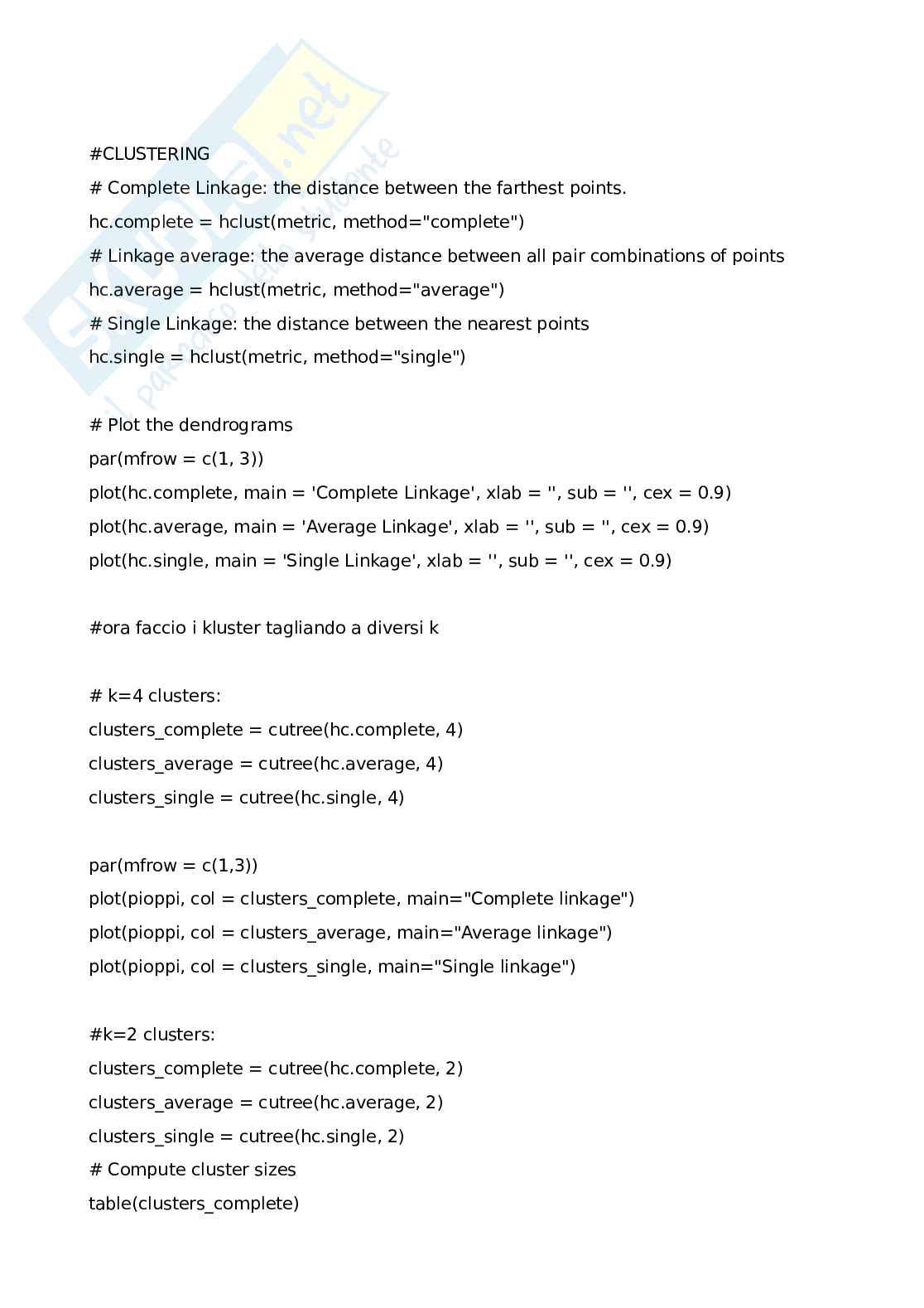 Formulario Parte MAT dell'esame di Business data analytics Pag. 26