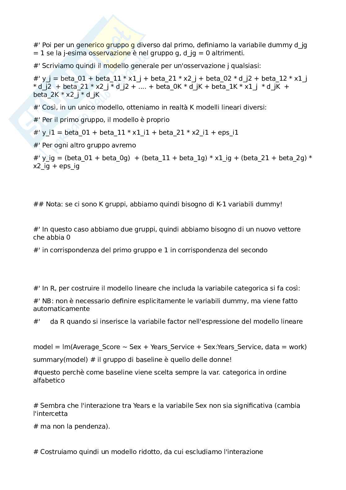 Formulario Parte MAT dell'esame di Business data analytics Pag. 41